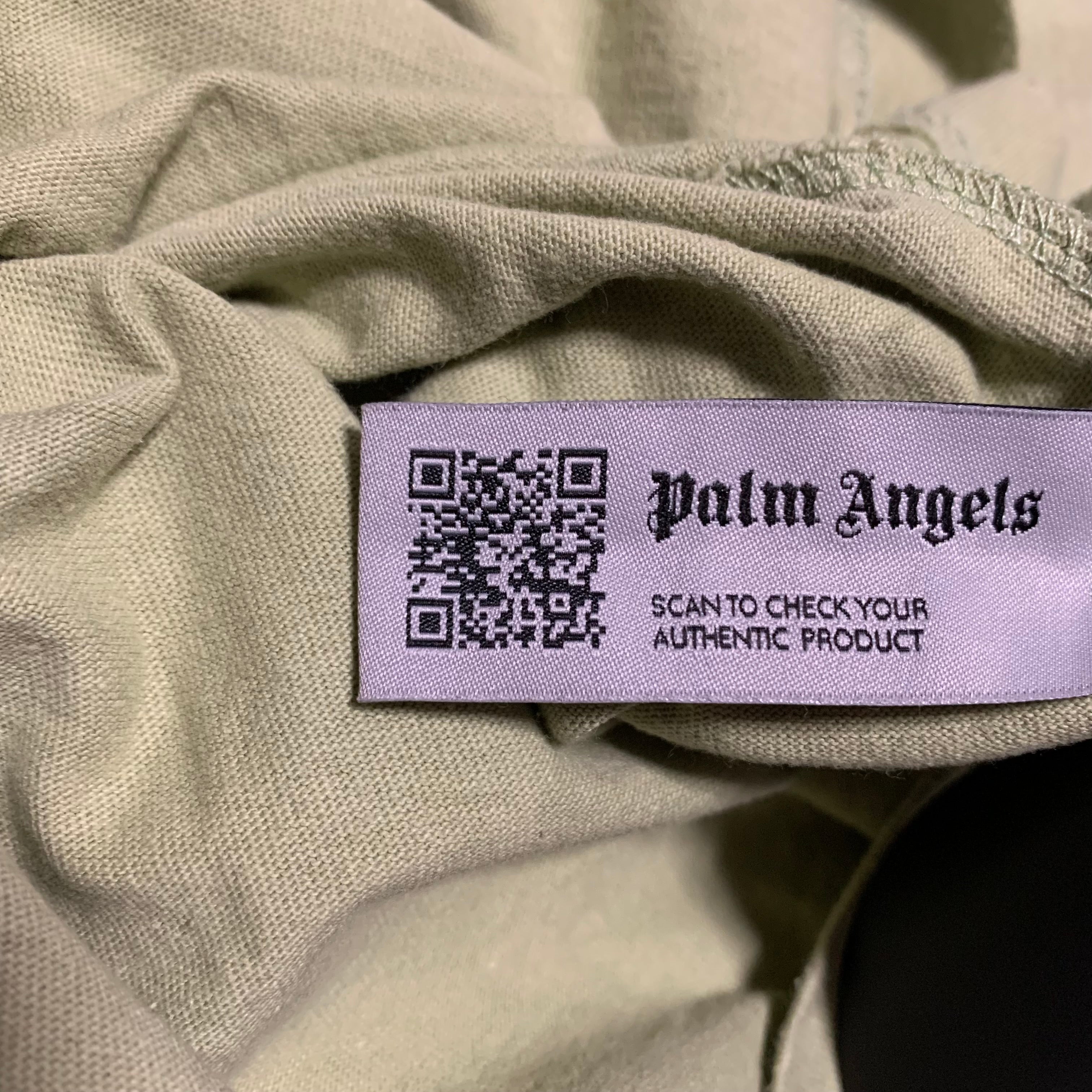 Palm Angels Medium Classic Bear Mint Green Tee