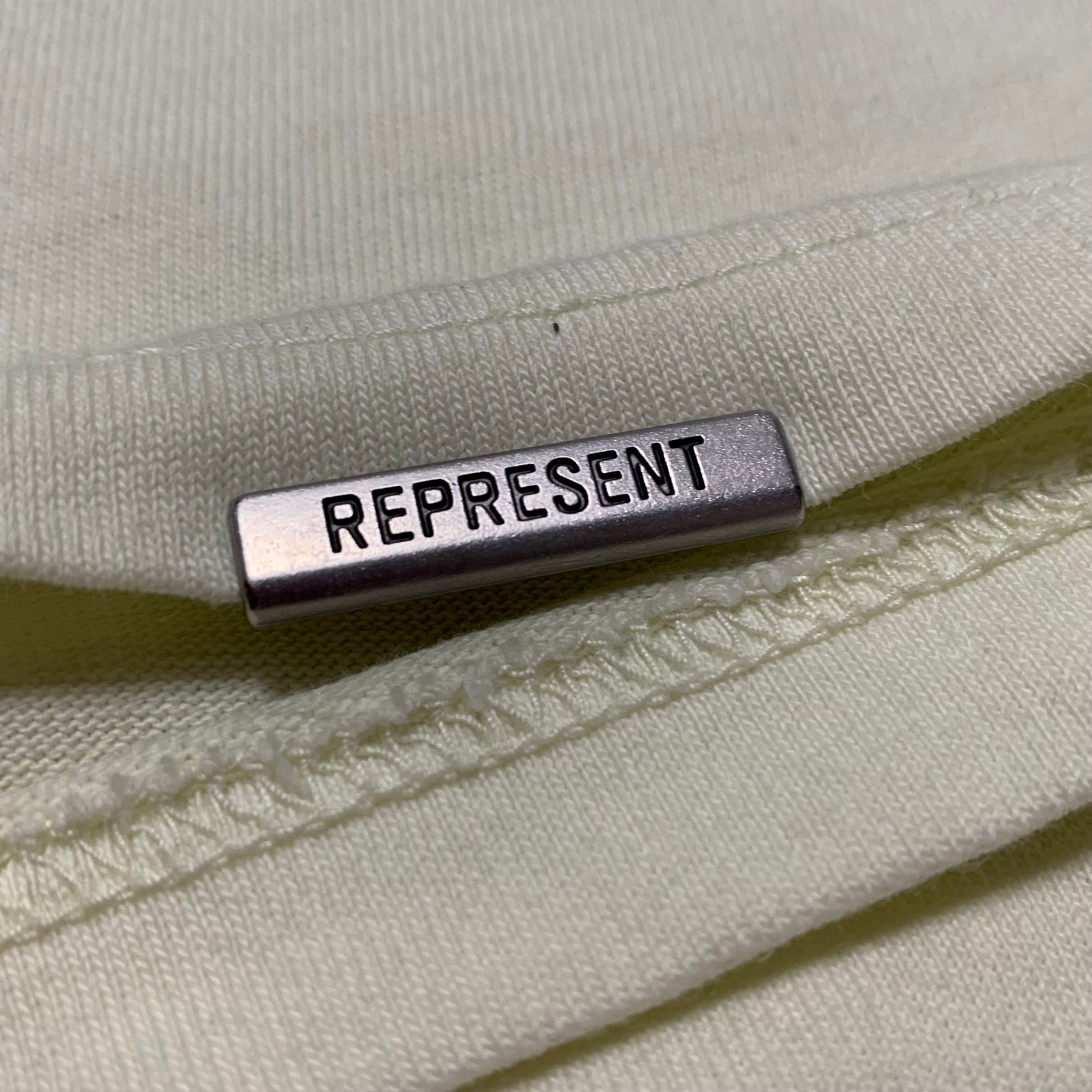 Represent Small Owners Club Buttercream White Tee
