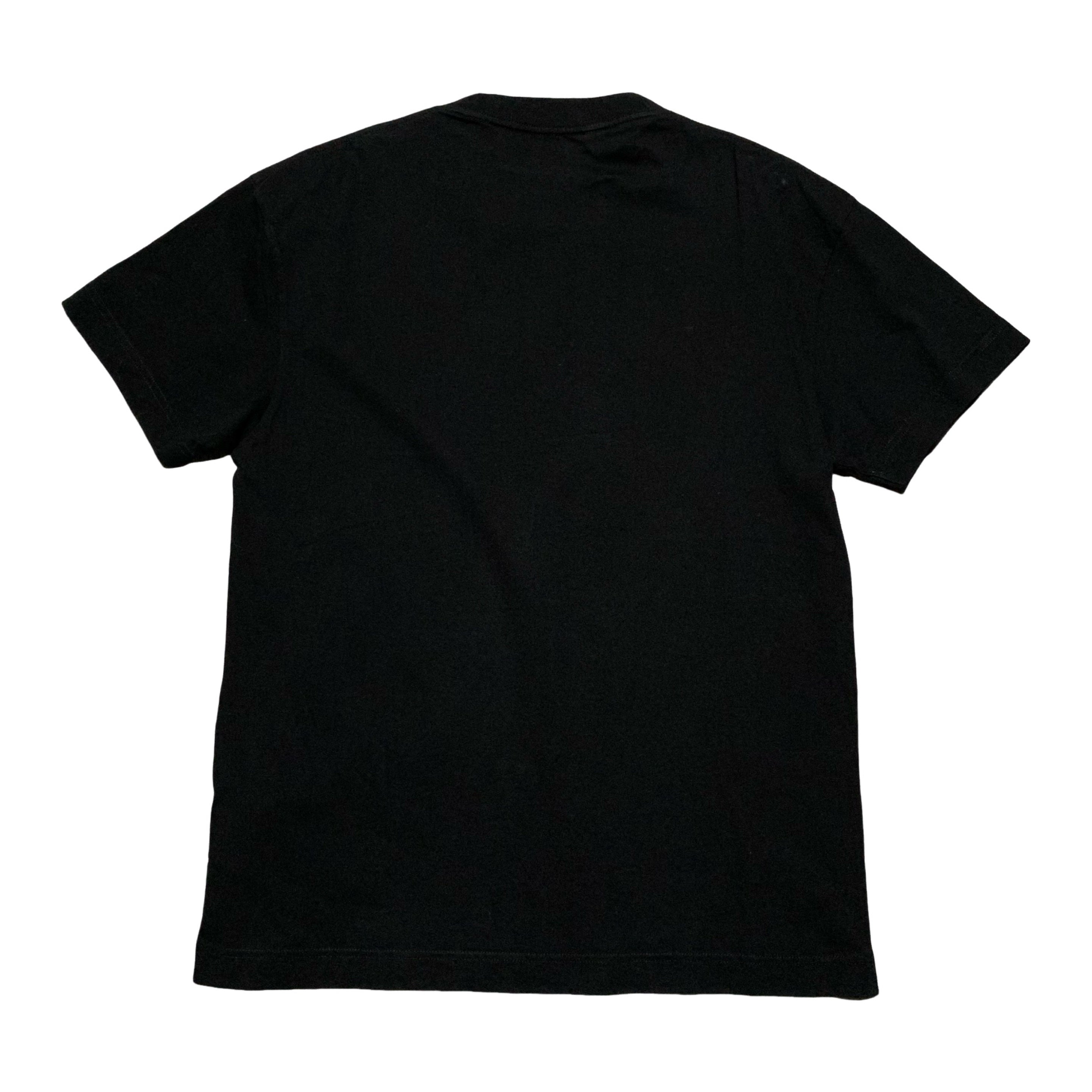 Palm Angels Large Hong Kong Sprayed Black Tee