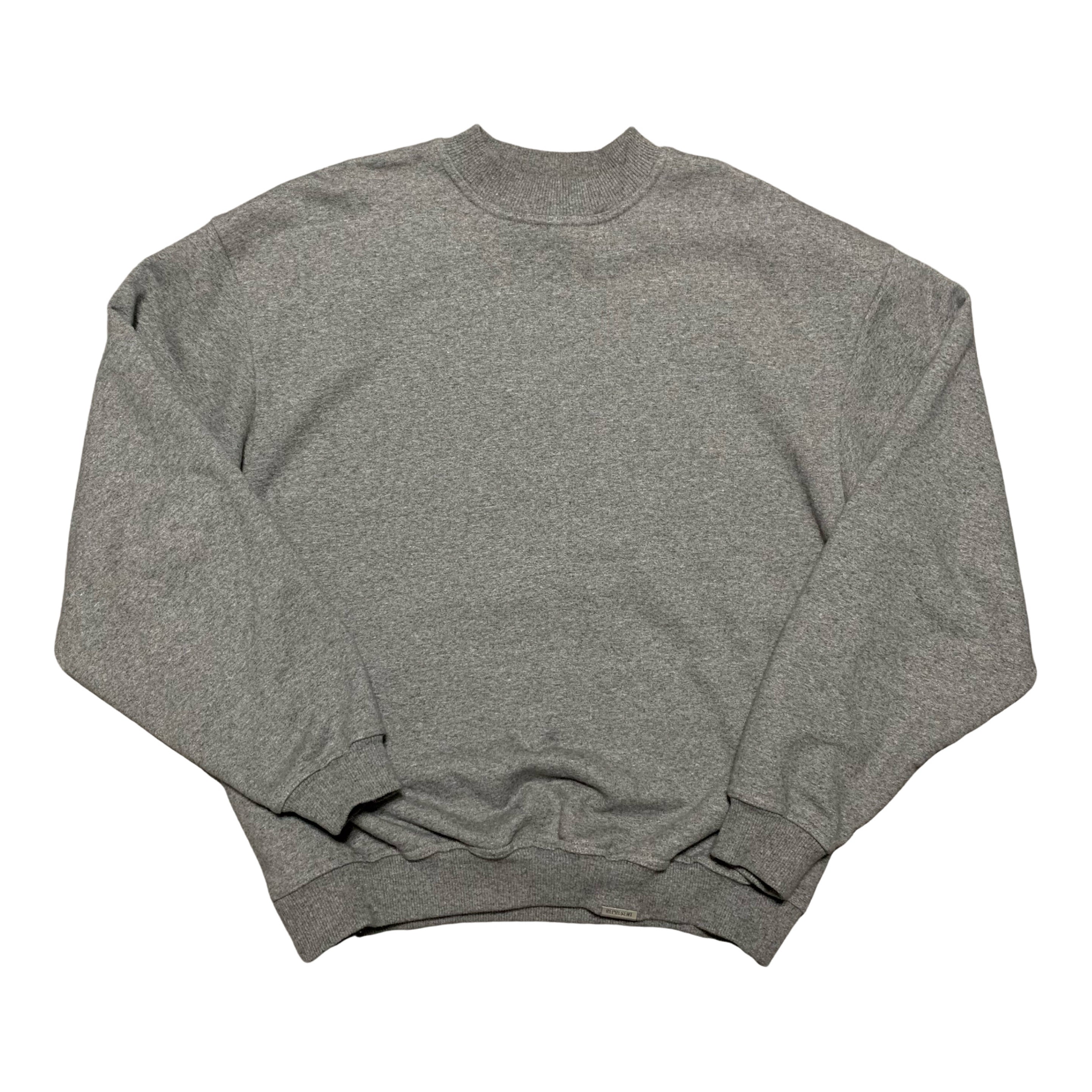 Represent XS Blanks Grey Sweater Sweatshirt Crewneck