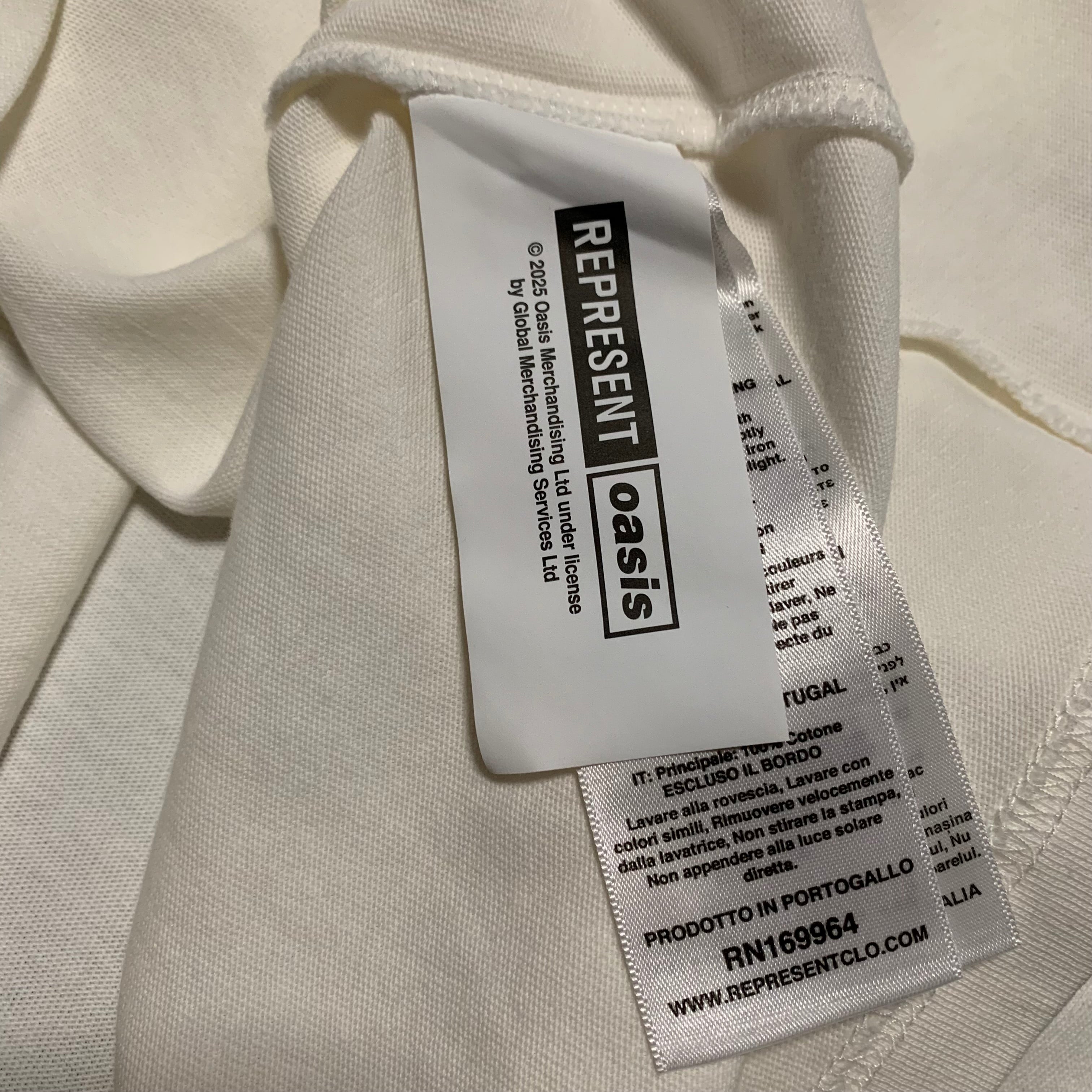 Represent Small Oasis Owners Club Flat White Tee