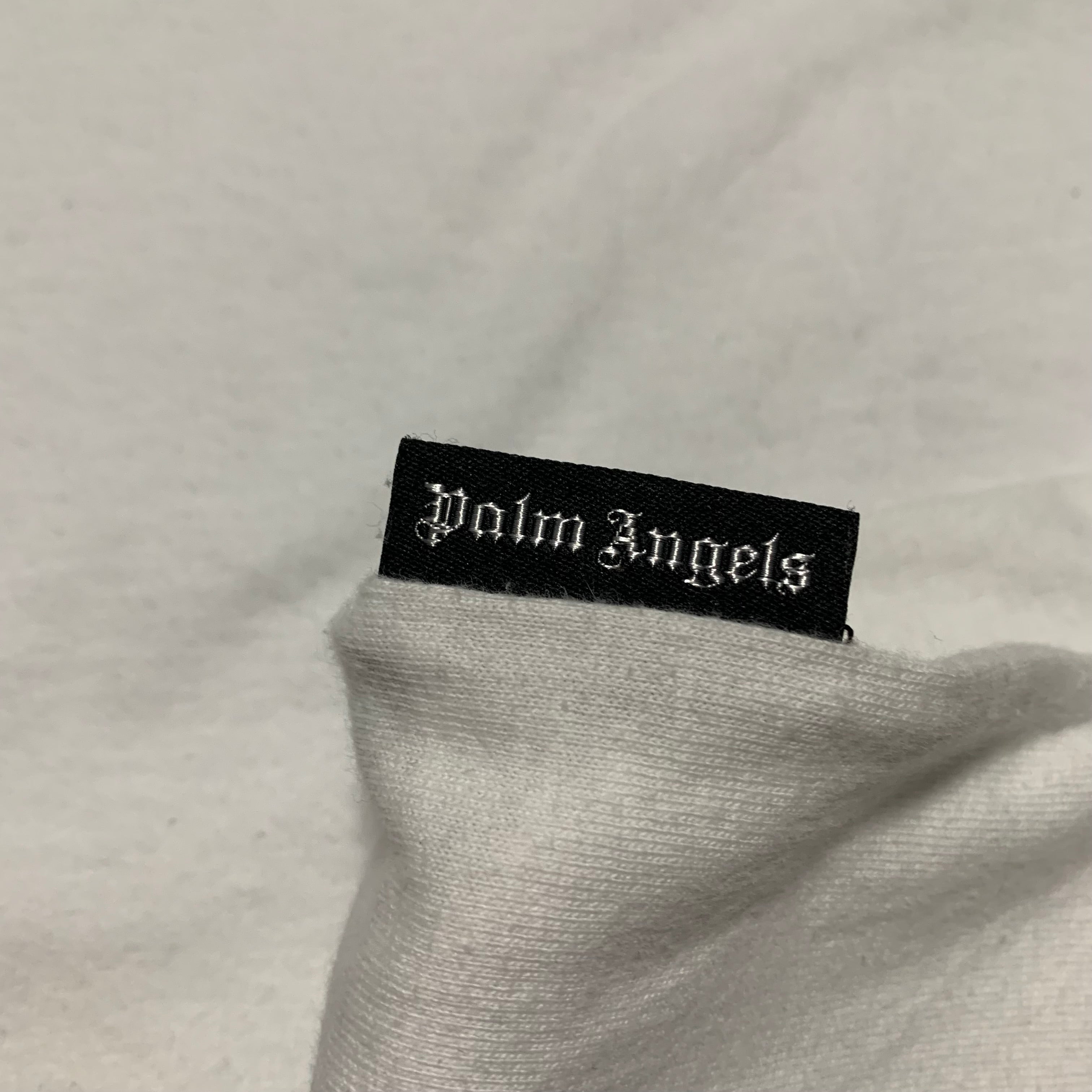 Palm Angels Large Sun Of Beach White Tee