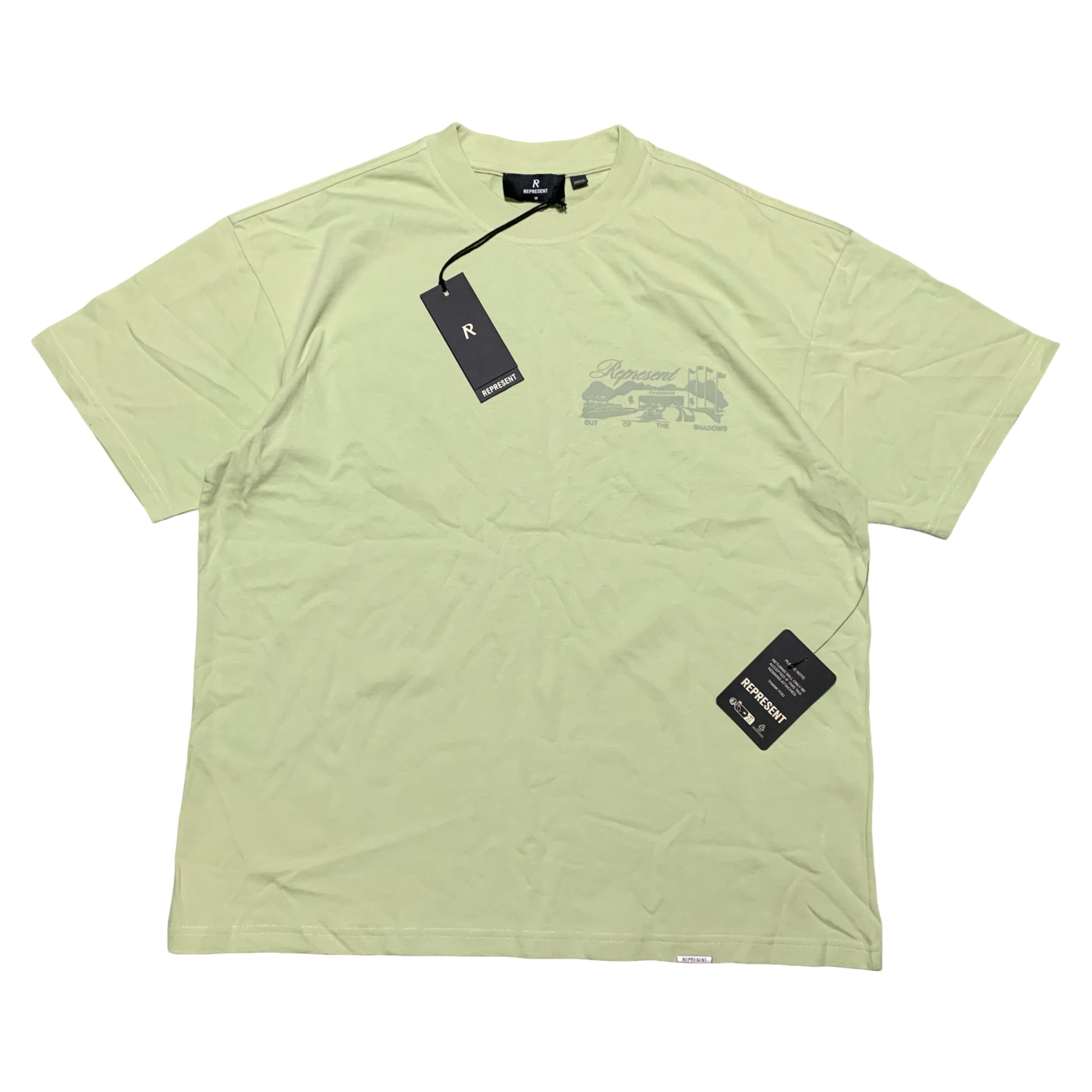 Represent Medium Raceway Graphic Match Green Tee