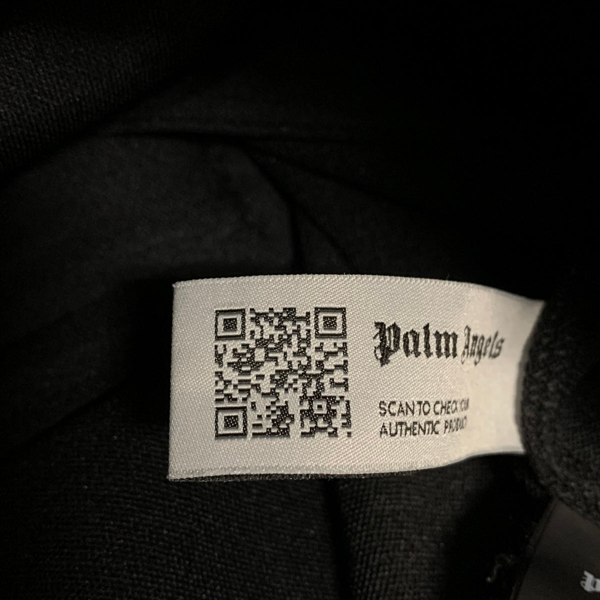 Palm Angels Large Jacket Black Classic Stripe Track Jacket