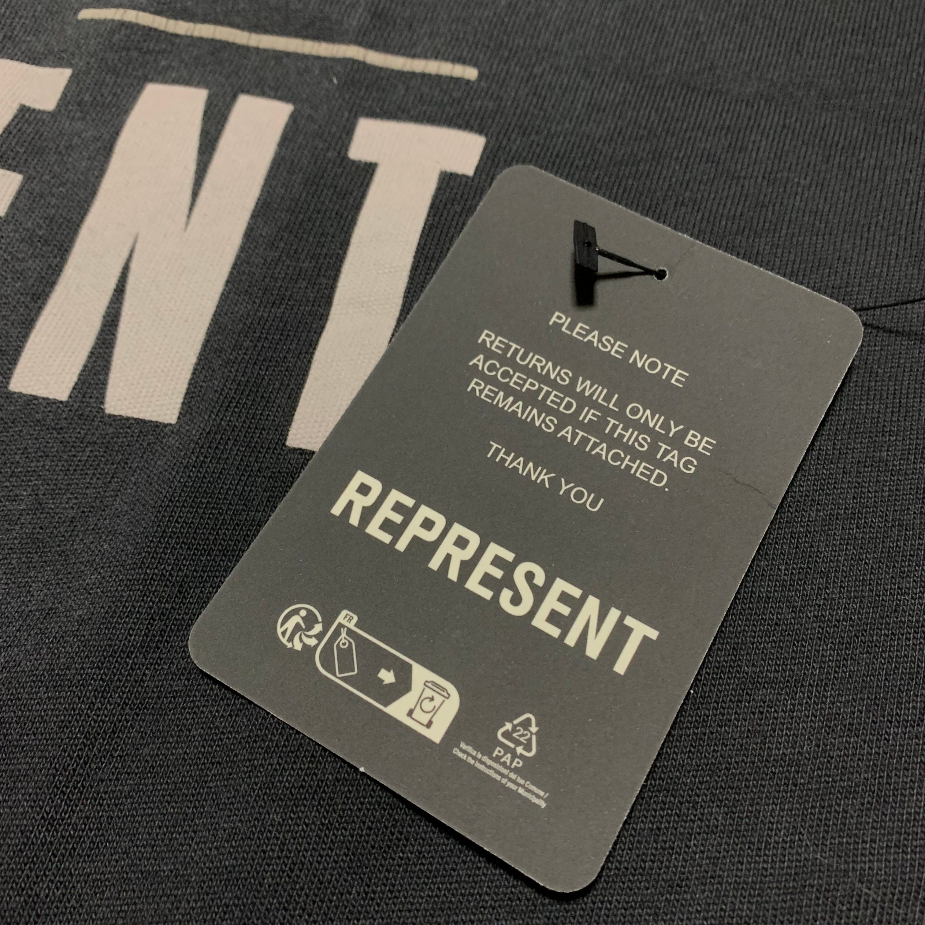 Represent XXS World Championship Stained Black Tee