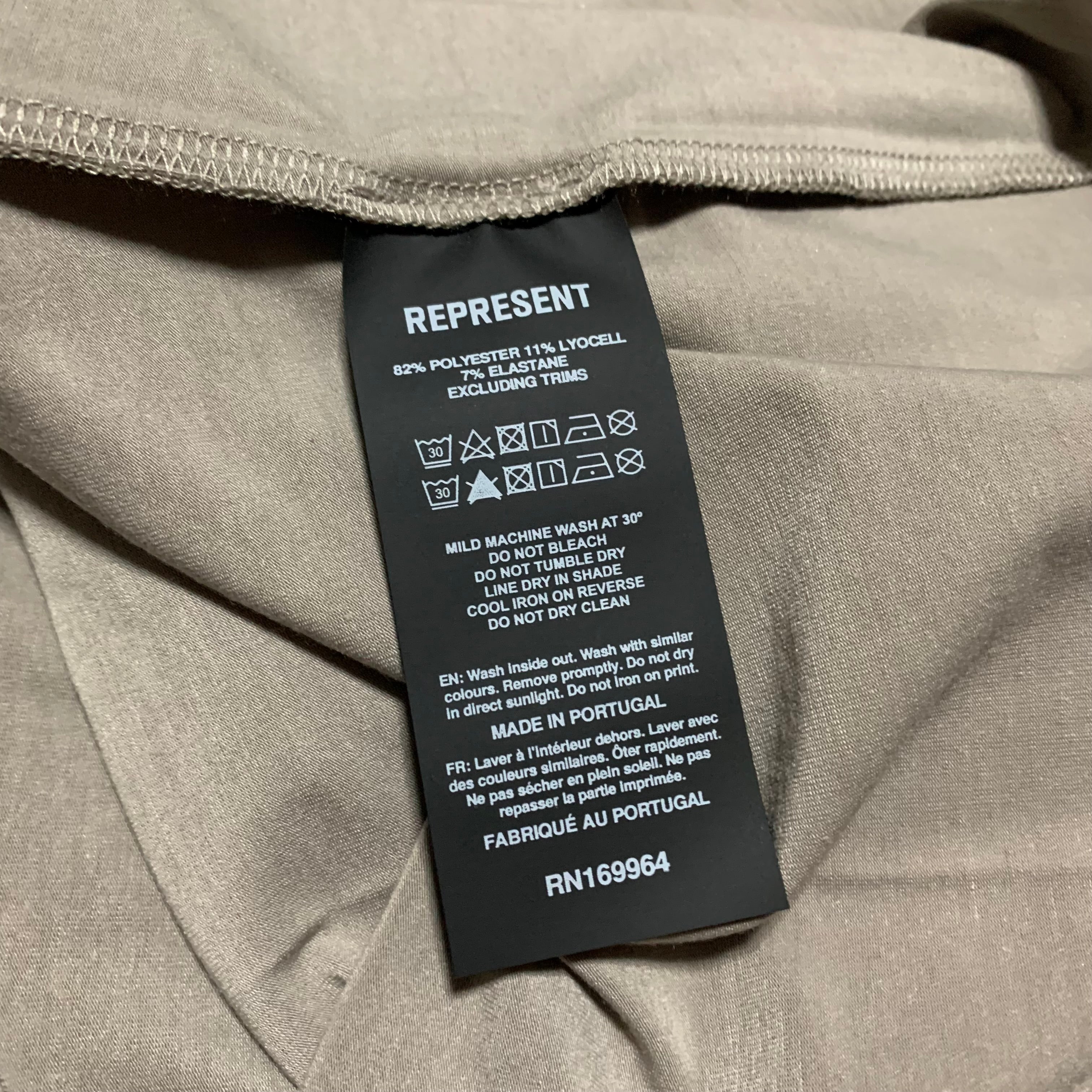 Represent XS 247 Tank Top Moonrock Oversized