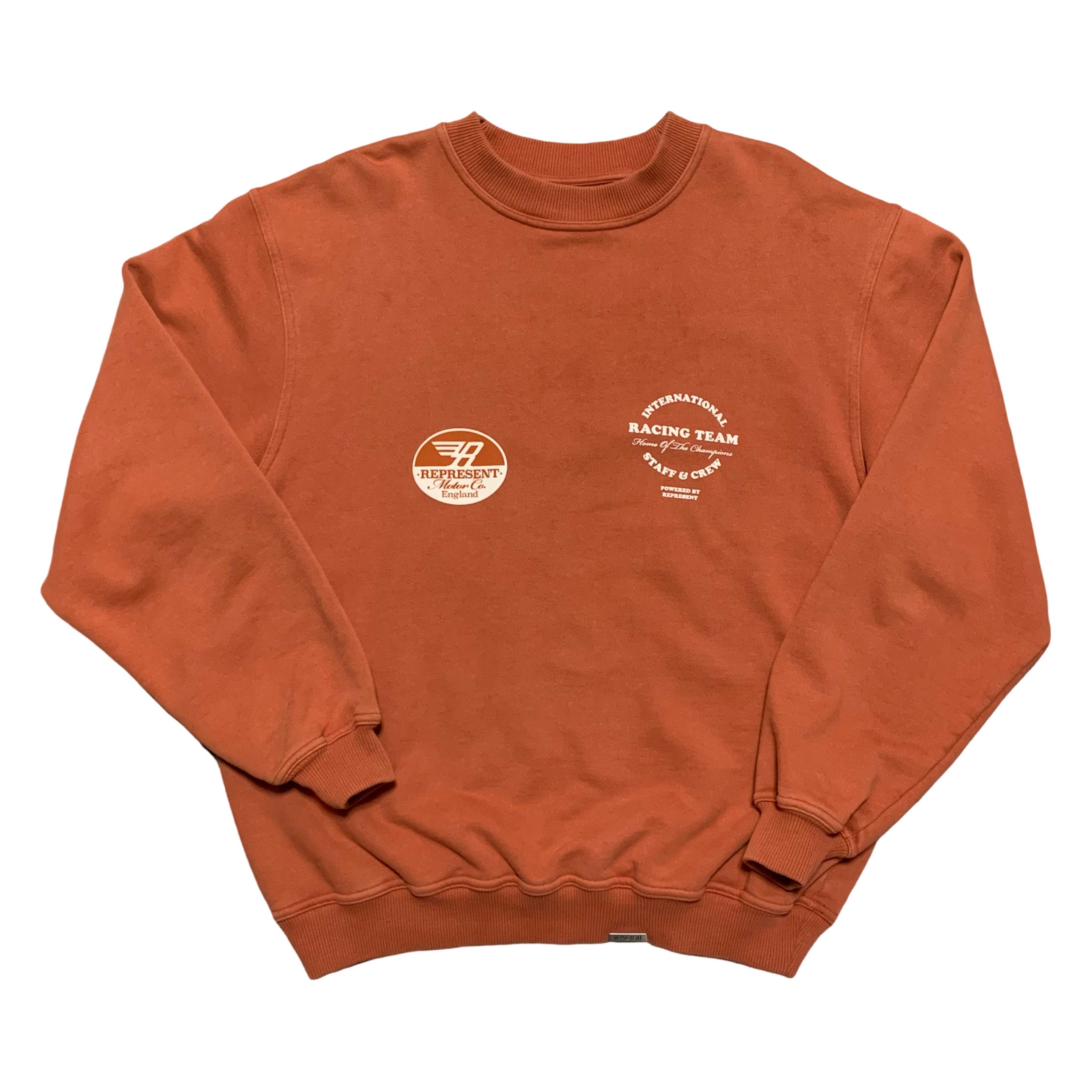 Represent XS Racing Team Coral Orange Sweatshirt Crewneck