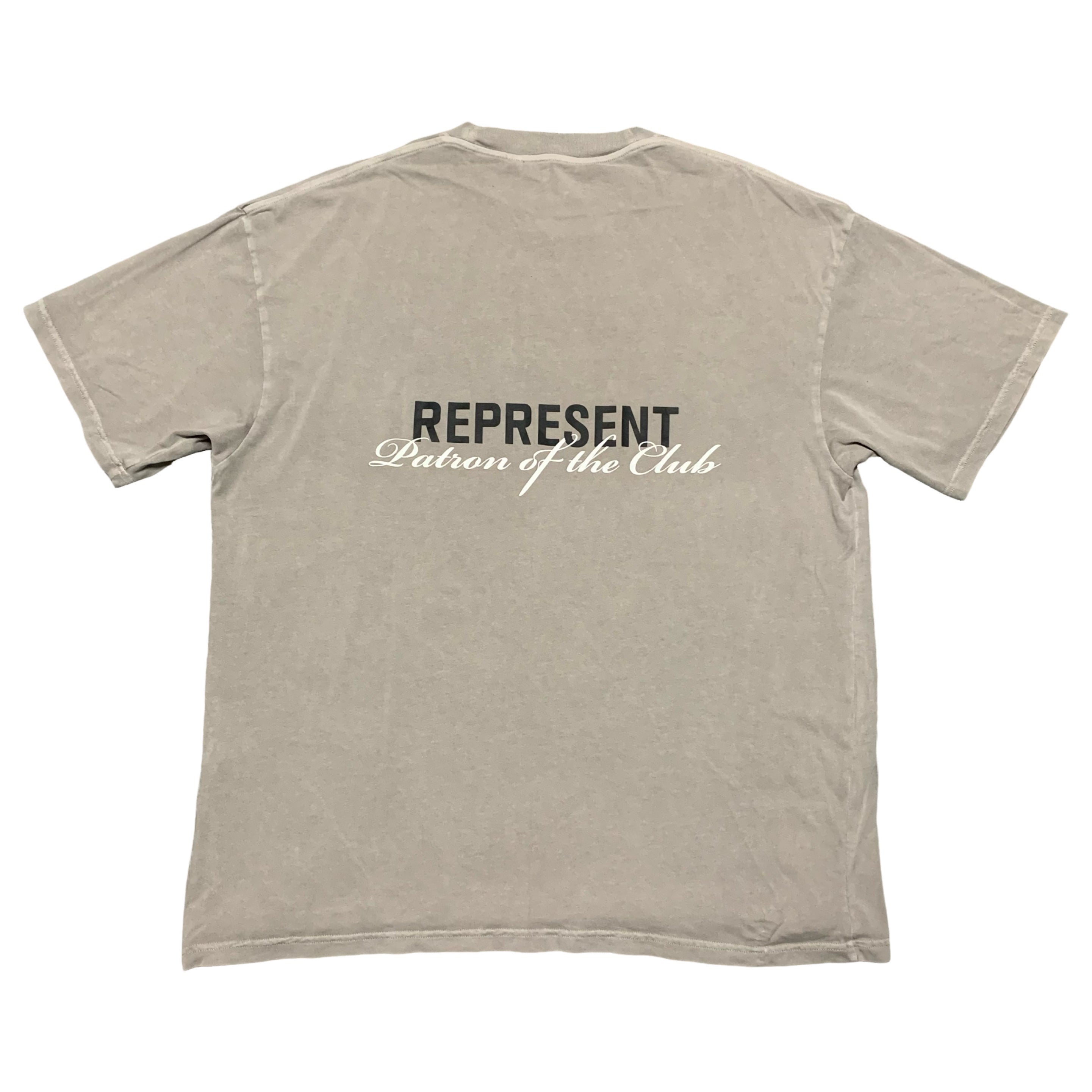 Represent Large Patron Of The Club Grey Tee