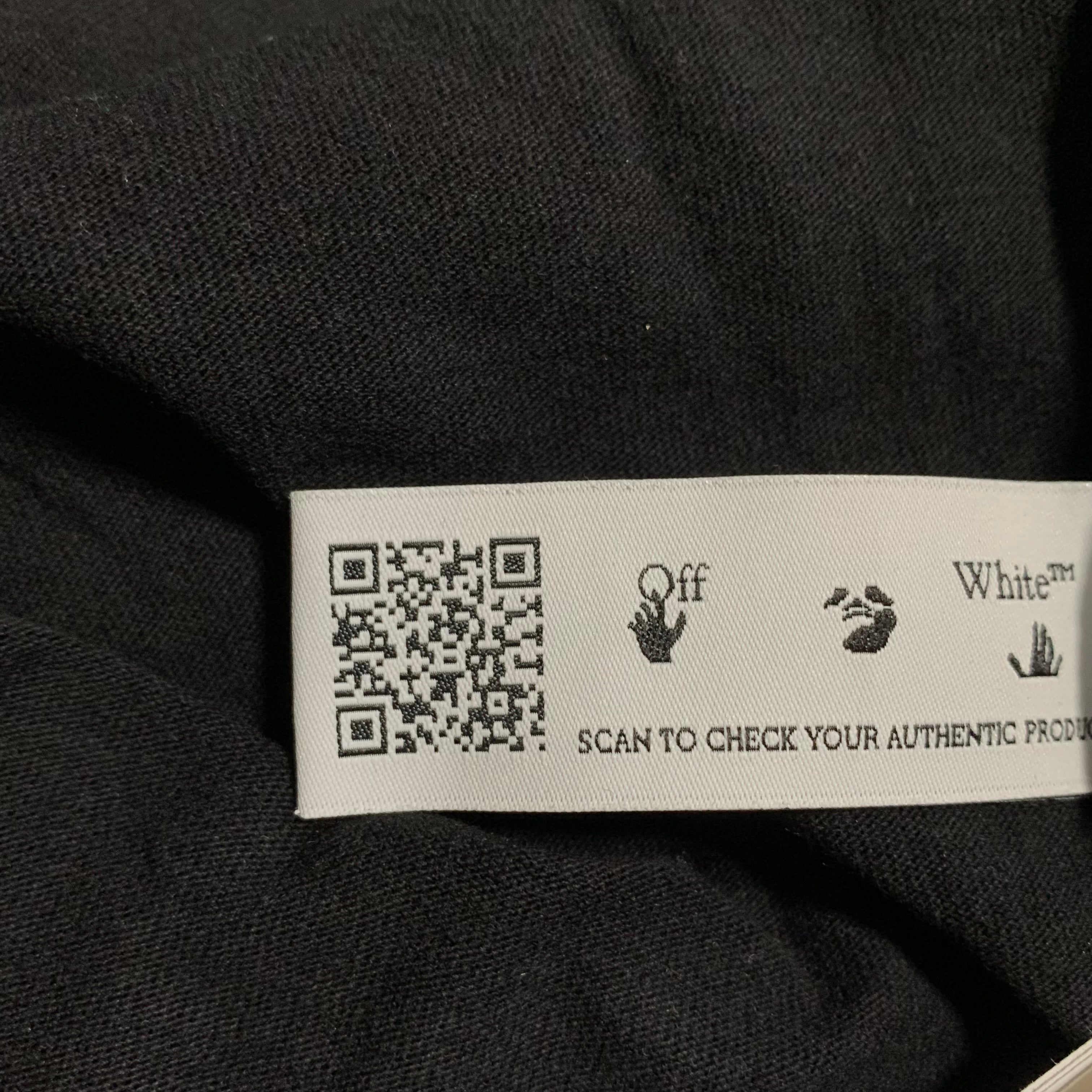 Off White Small Caravaggio Arrows Black Tee Virgil Abloh