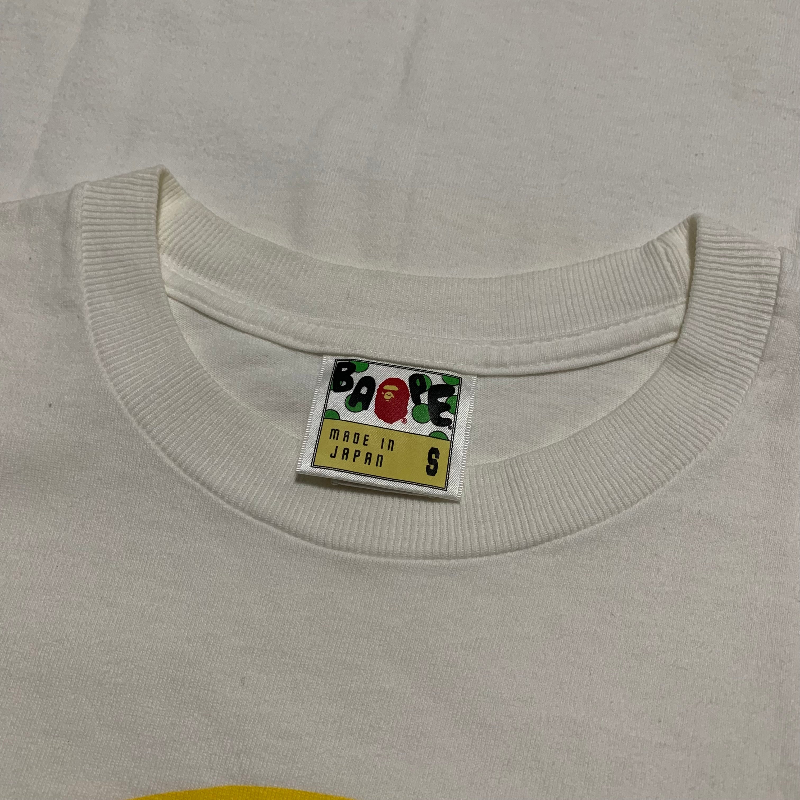 Bape Small Baby Milo White Tee A Bathing Ape 'No Future'