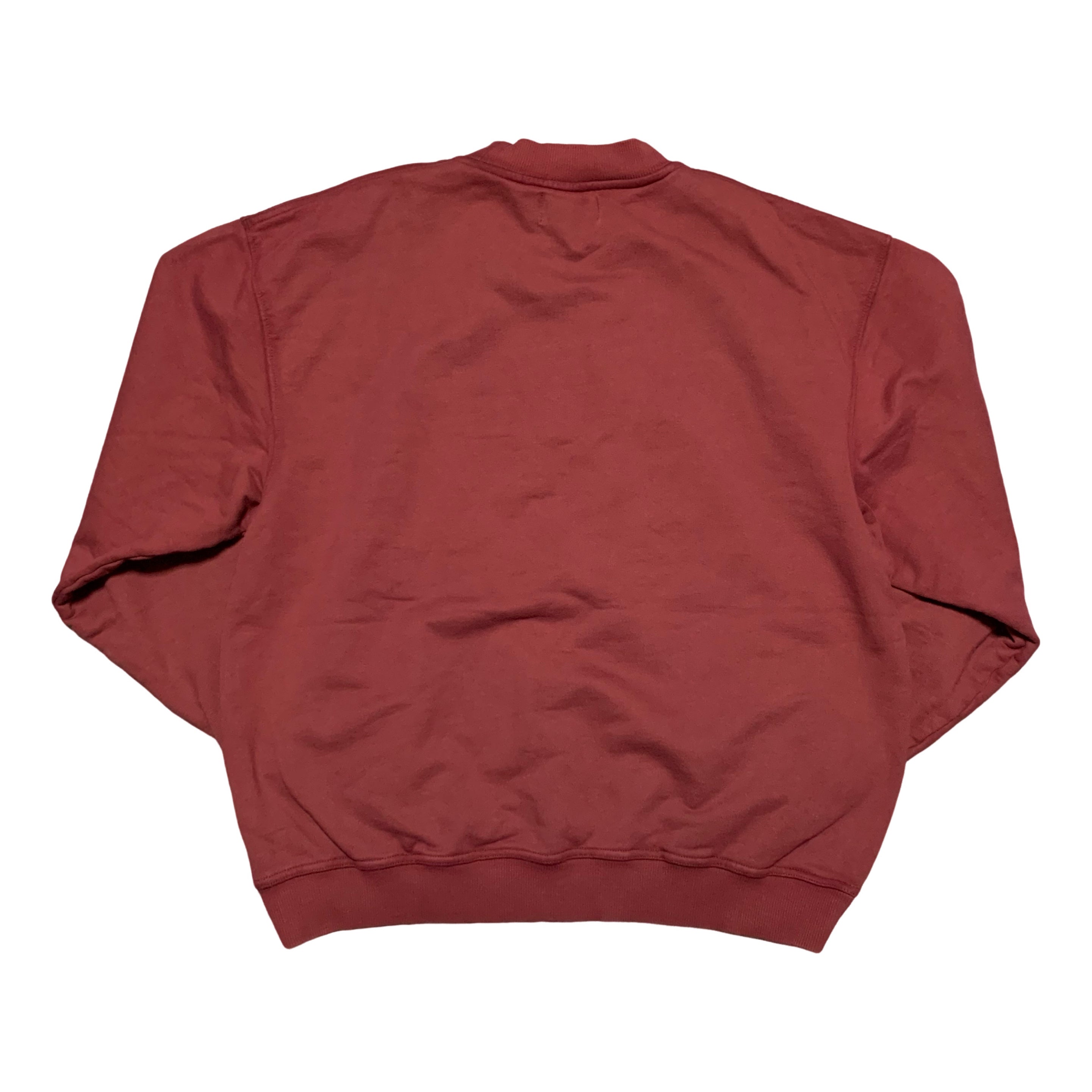 Represent Large Blanks Burgundy Red Sweater Sweatshirt Crewneck