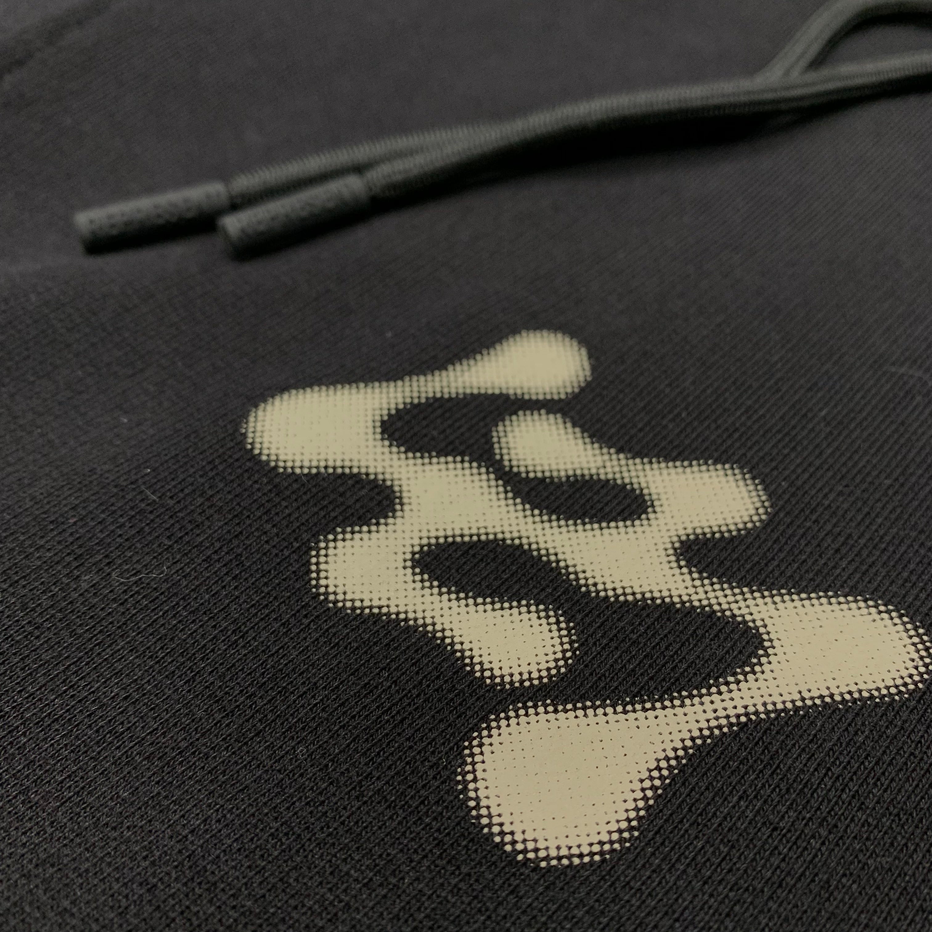 Represent XS Hoodie 247 Future Terrains Oversized Black Hoodie