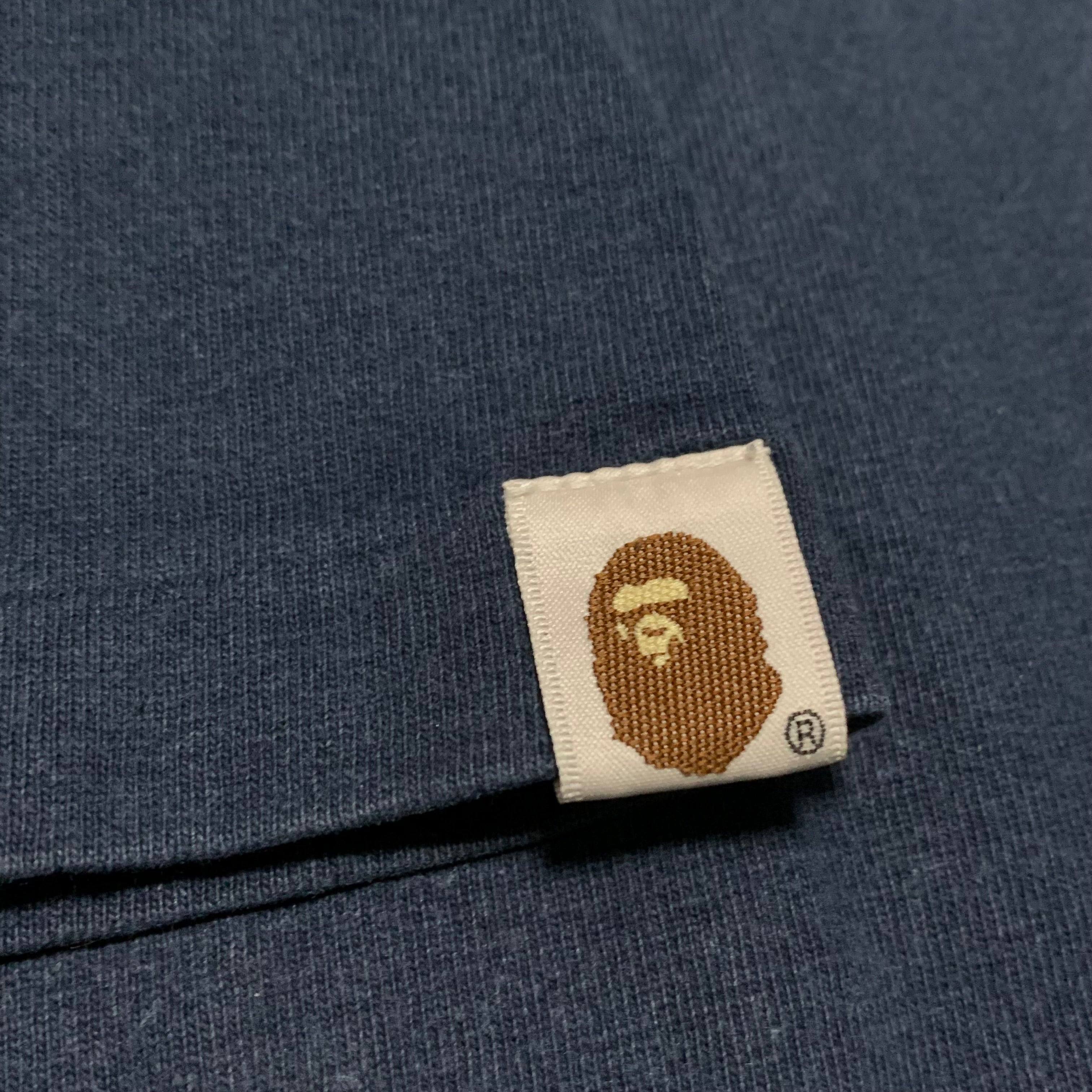 Bape Large Bape Camo By Bathing Ape Navy Blue Tee 2008