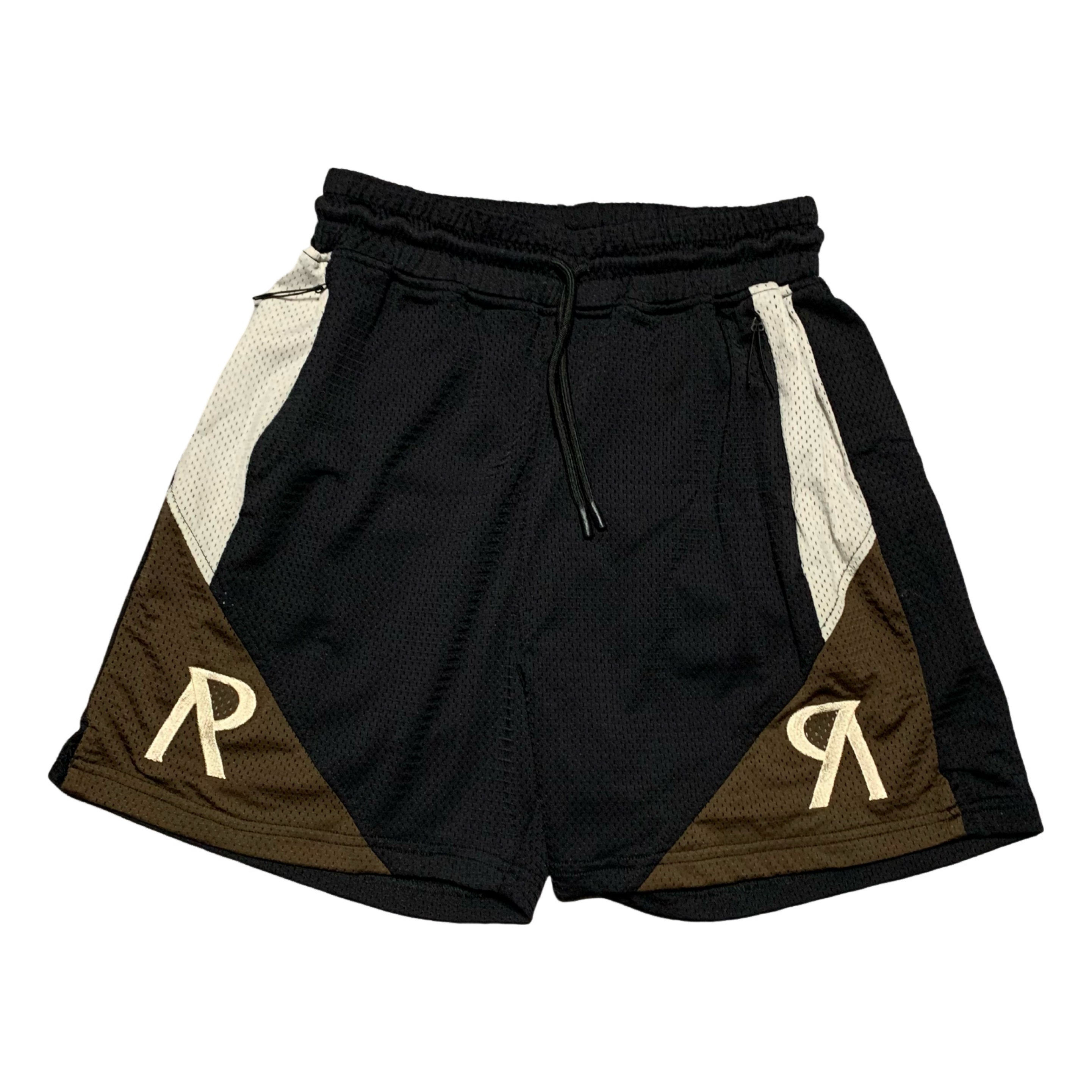 Represent XS Shorts Initial Mesh Brown Black Shorts