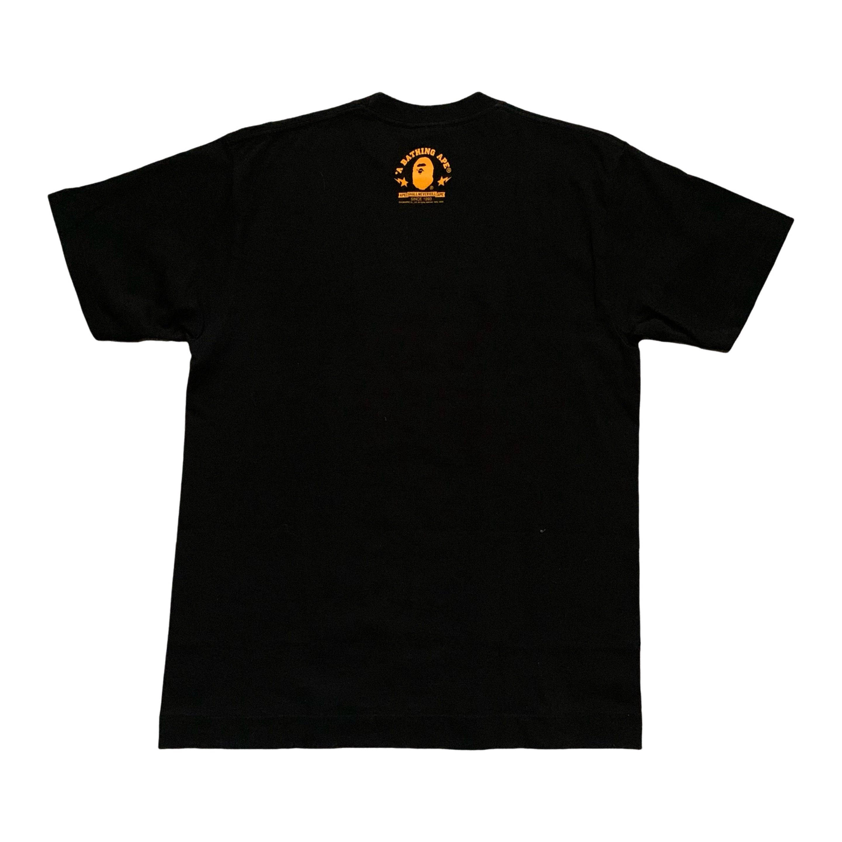 Bape Medium Halloween College Black Tee A Bathing Ape 2008