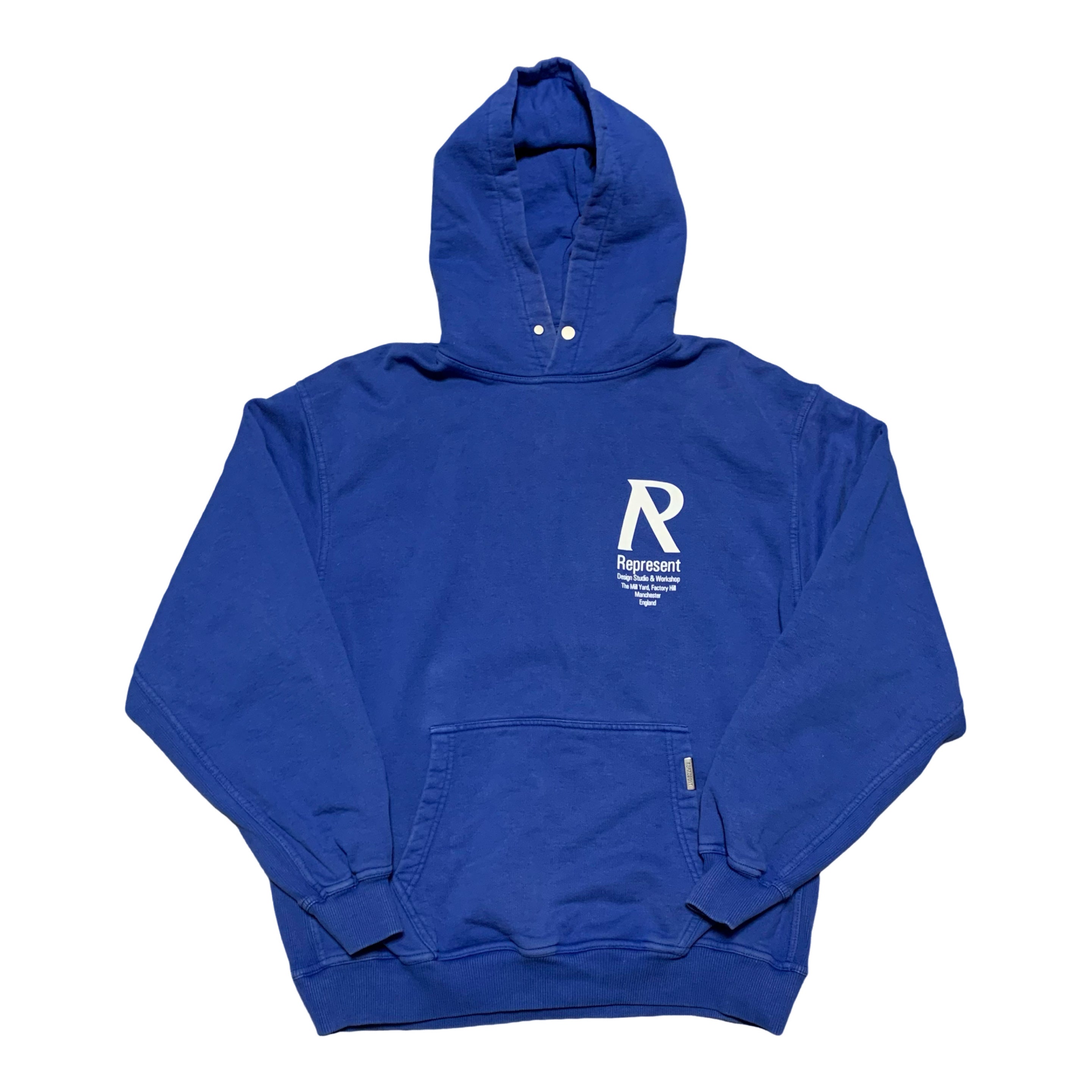 Represent Medium Design & Studio Workshop Blue Hoodie