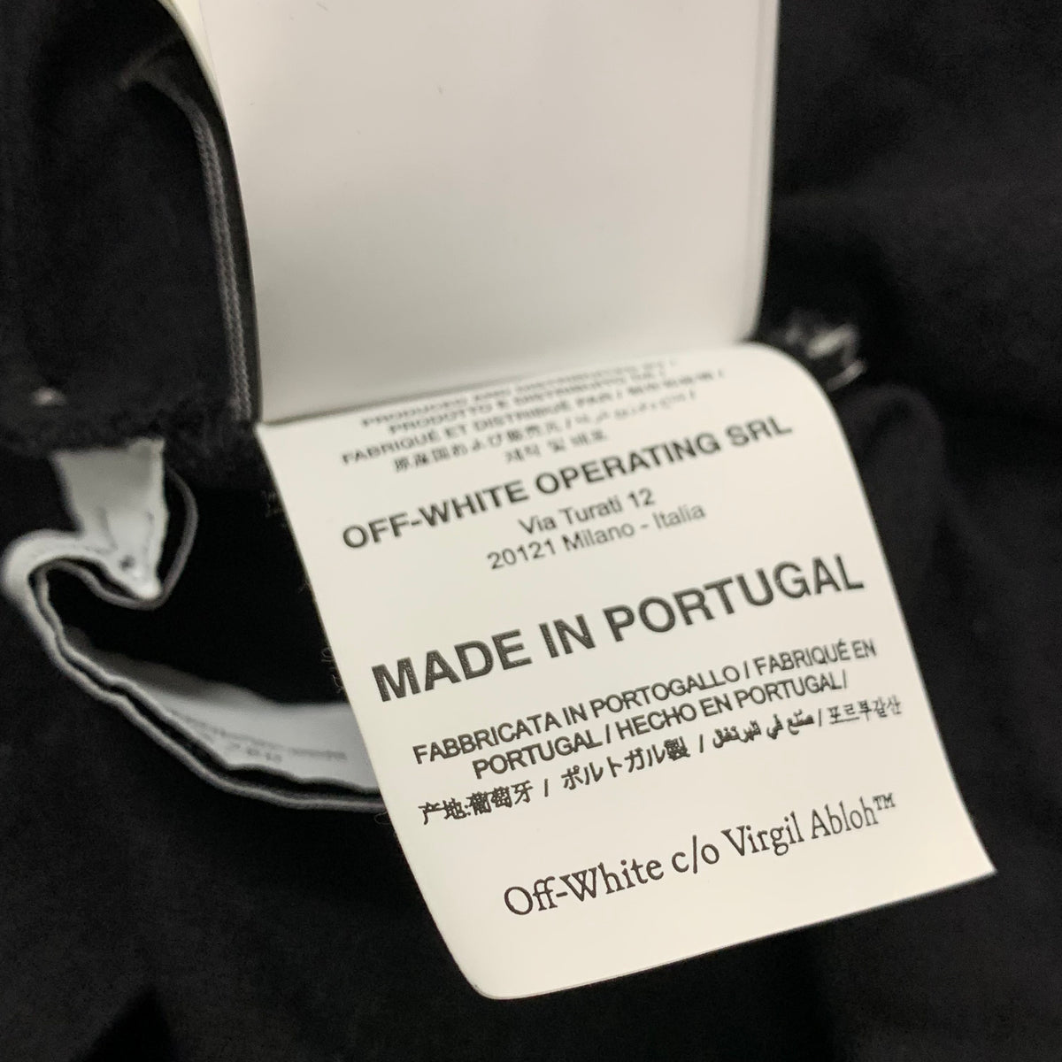 Off White Small Tee Arrows Graphic Black T-Shirt Virgil Abloh