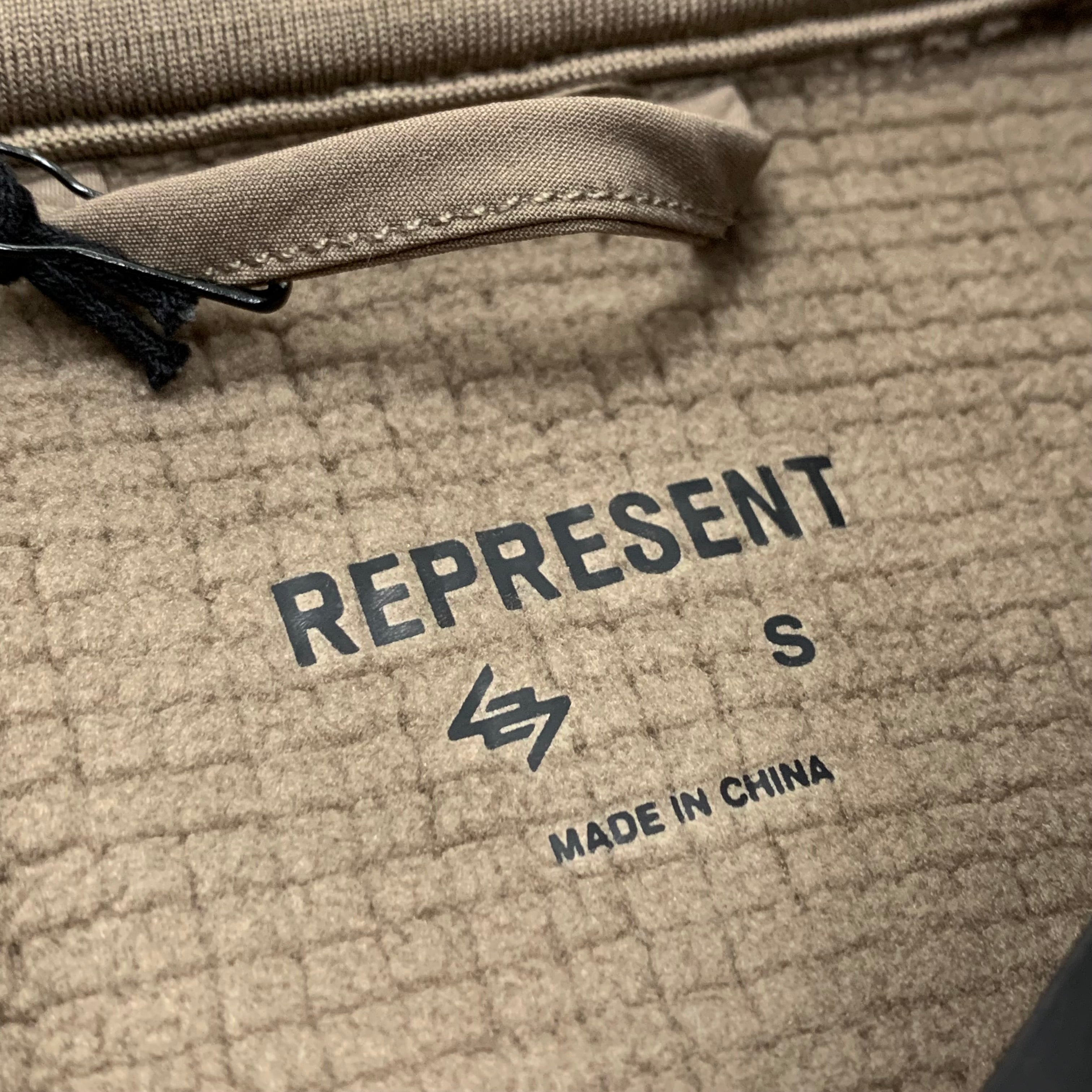 Represent Small Jacket 247 Full Zip Fleece Umber Brown
