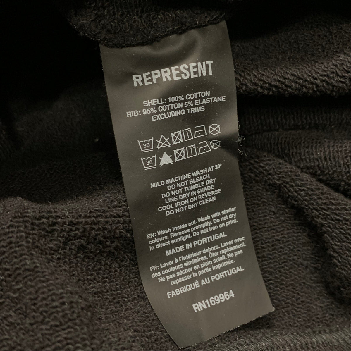 Represent XXS Hoodie Manchester Store Black Oversized Hoodie
