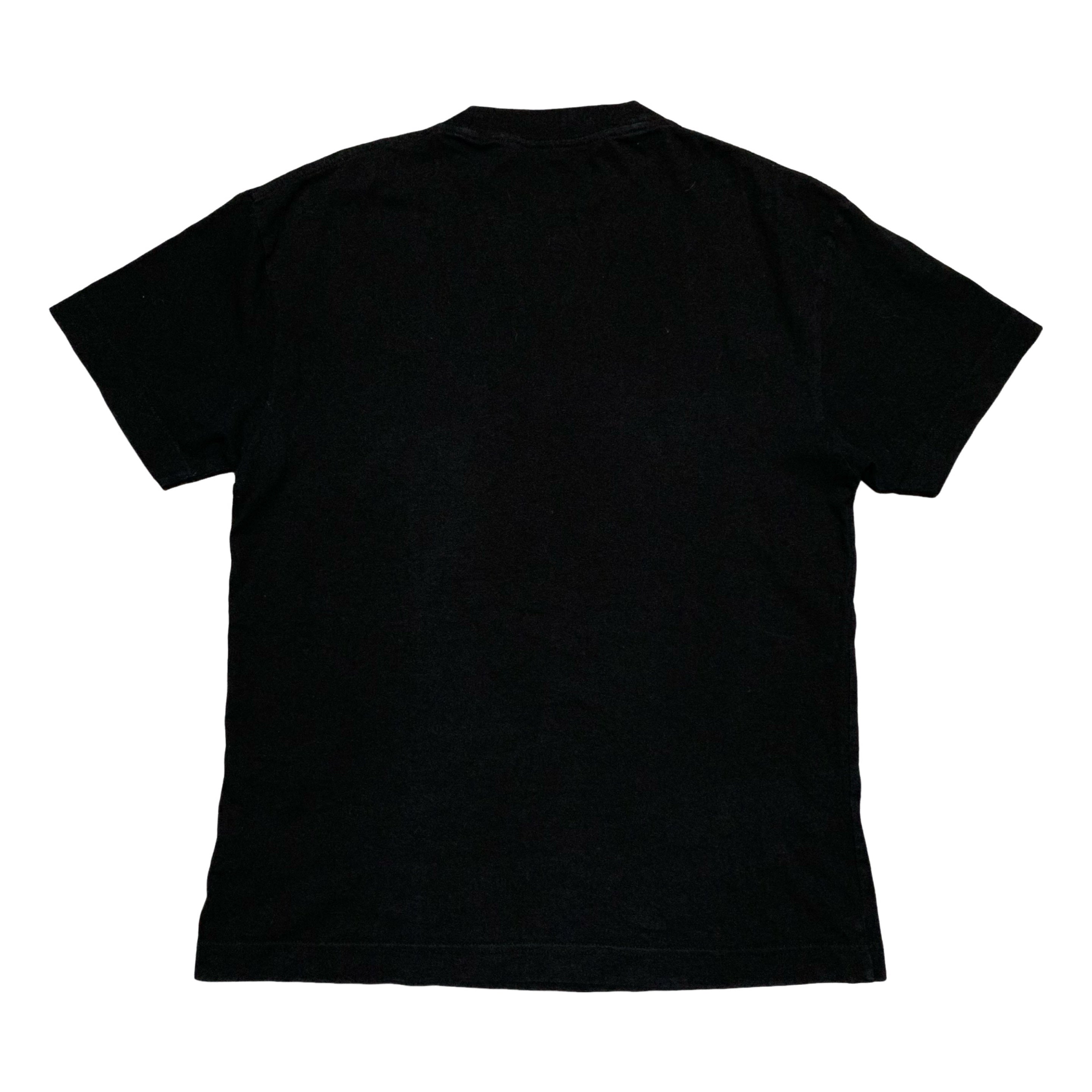 Palm Angels Small Milano Graphic Sprayed Black Tee