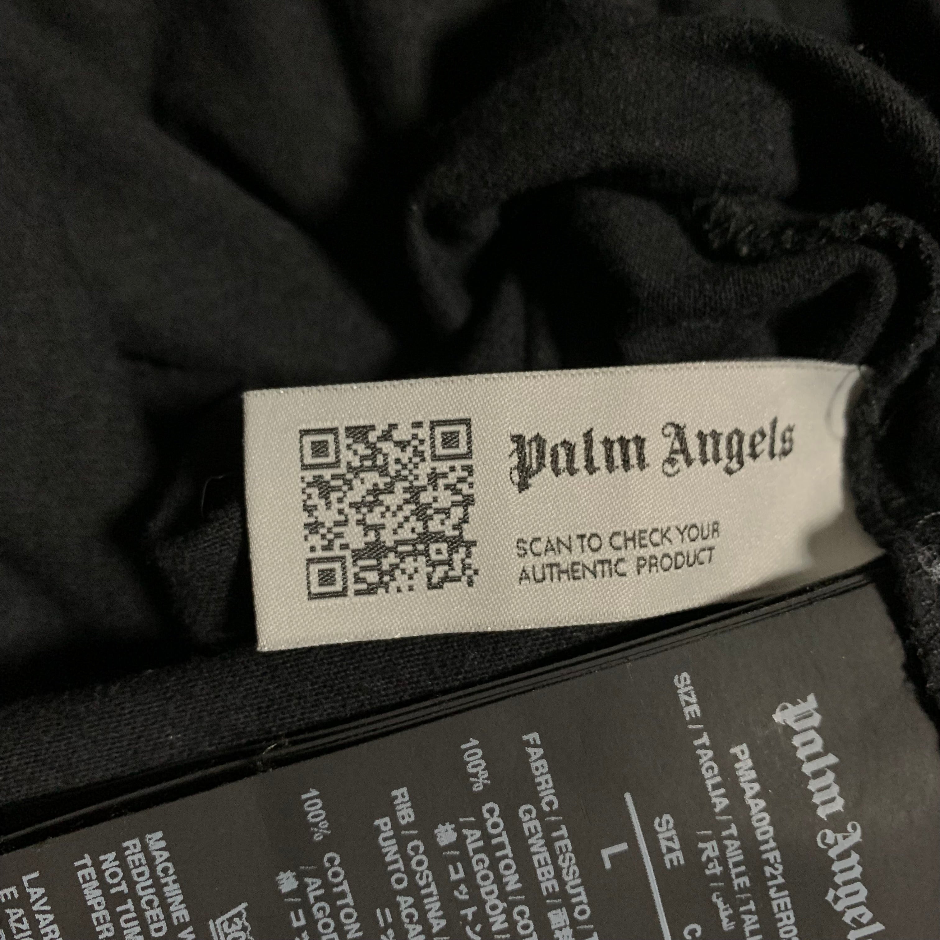 Palm Angels Large Kill The Bear Classic Black Tee