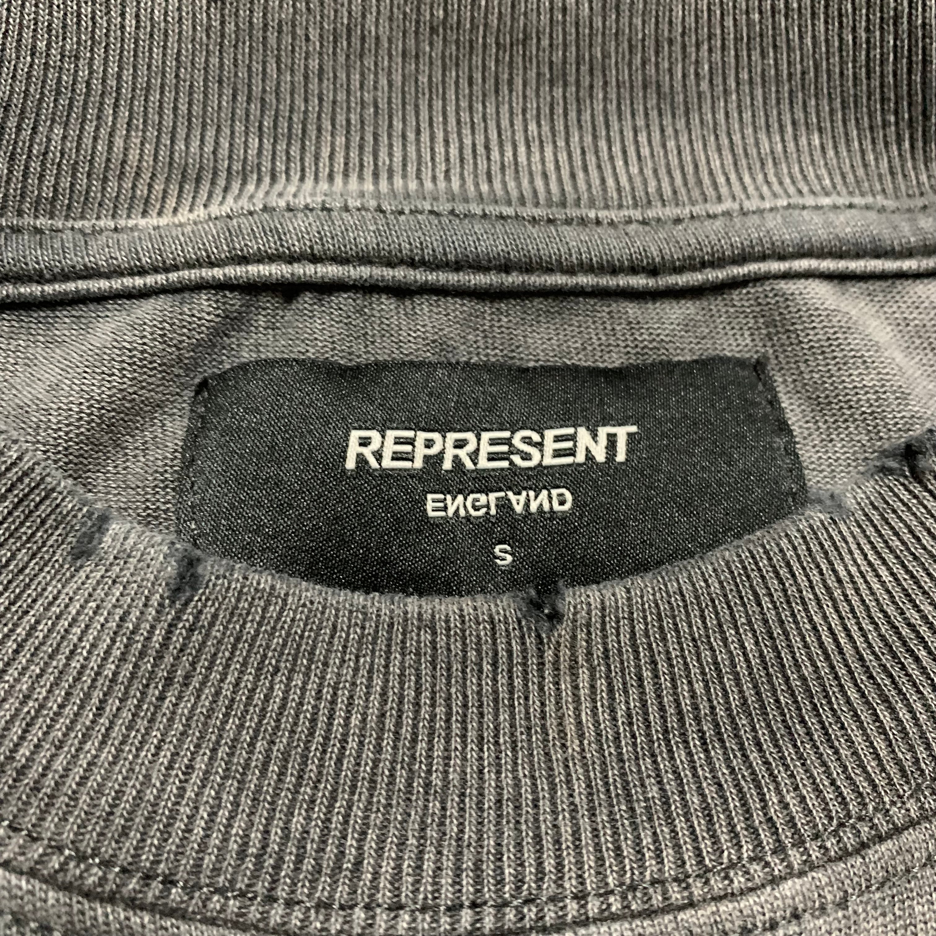 Represent Small Terrier Eagle Vintage Grey Tee