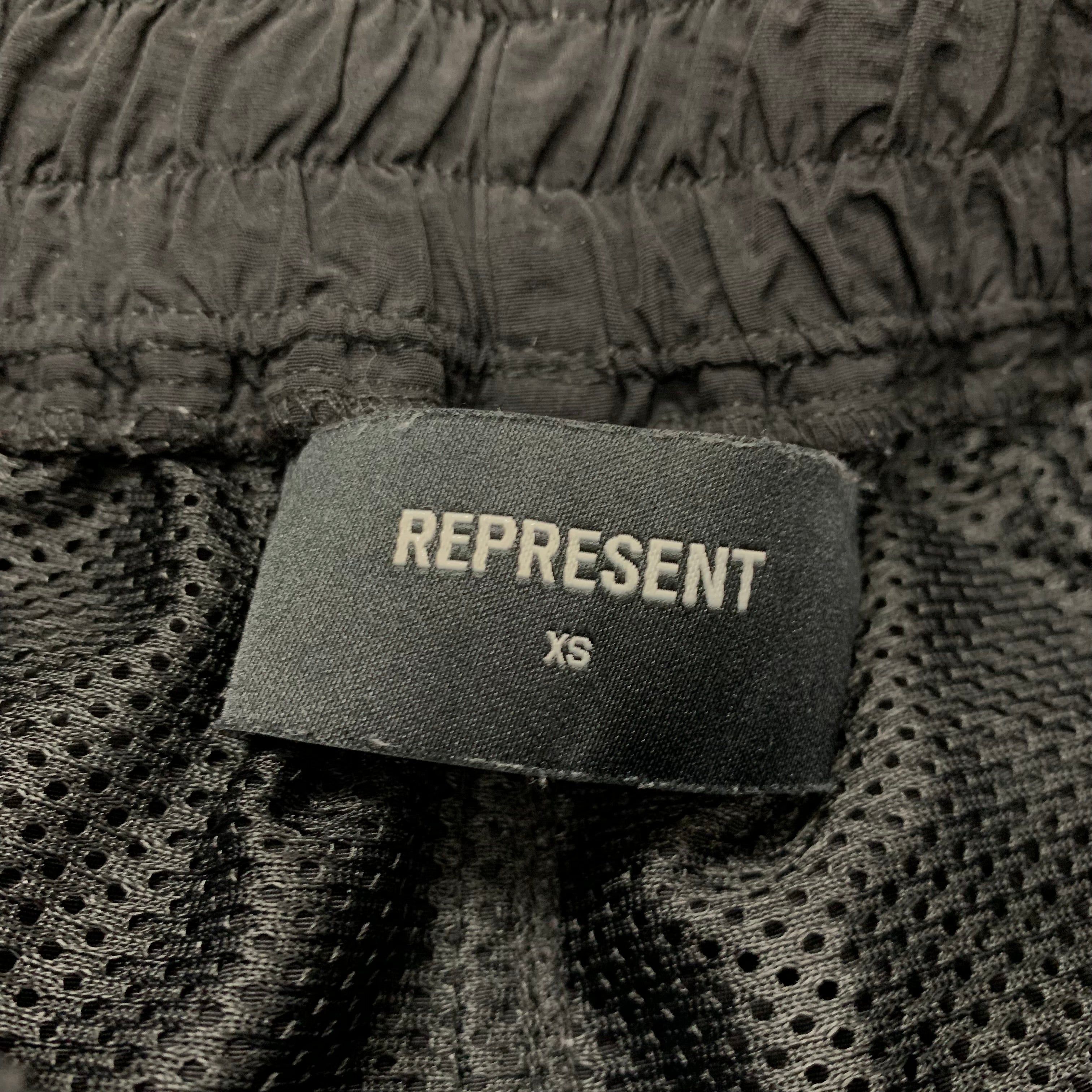 Represent XS Shorts Initial Black Signature Bottoms
