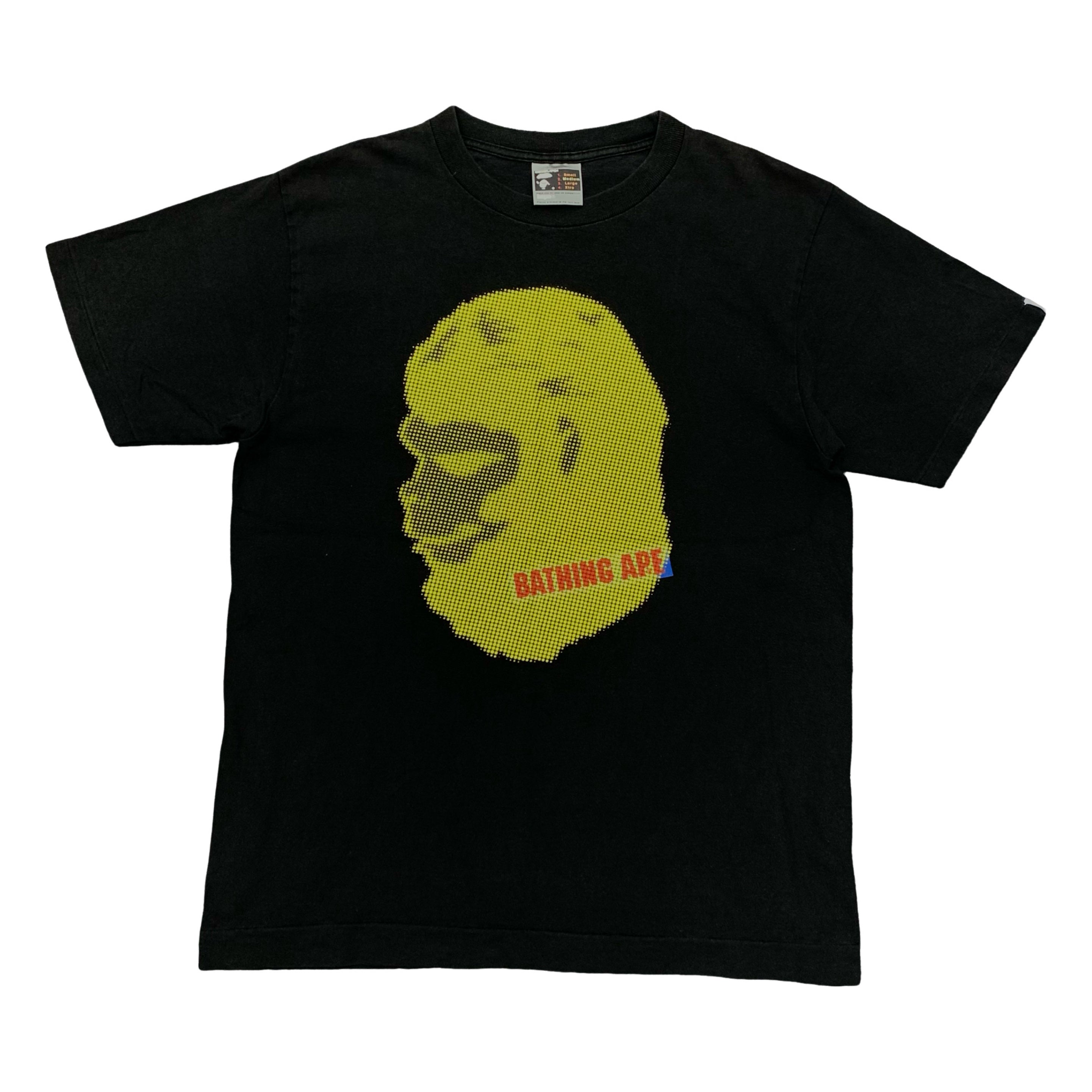 Bape Medium Tee Big Ape Head Black T-Shirt A Bathing Ape Vintage 90s