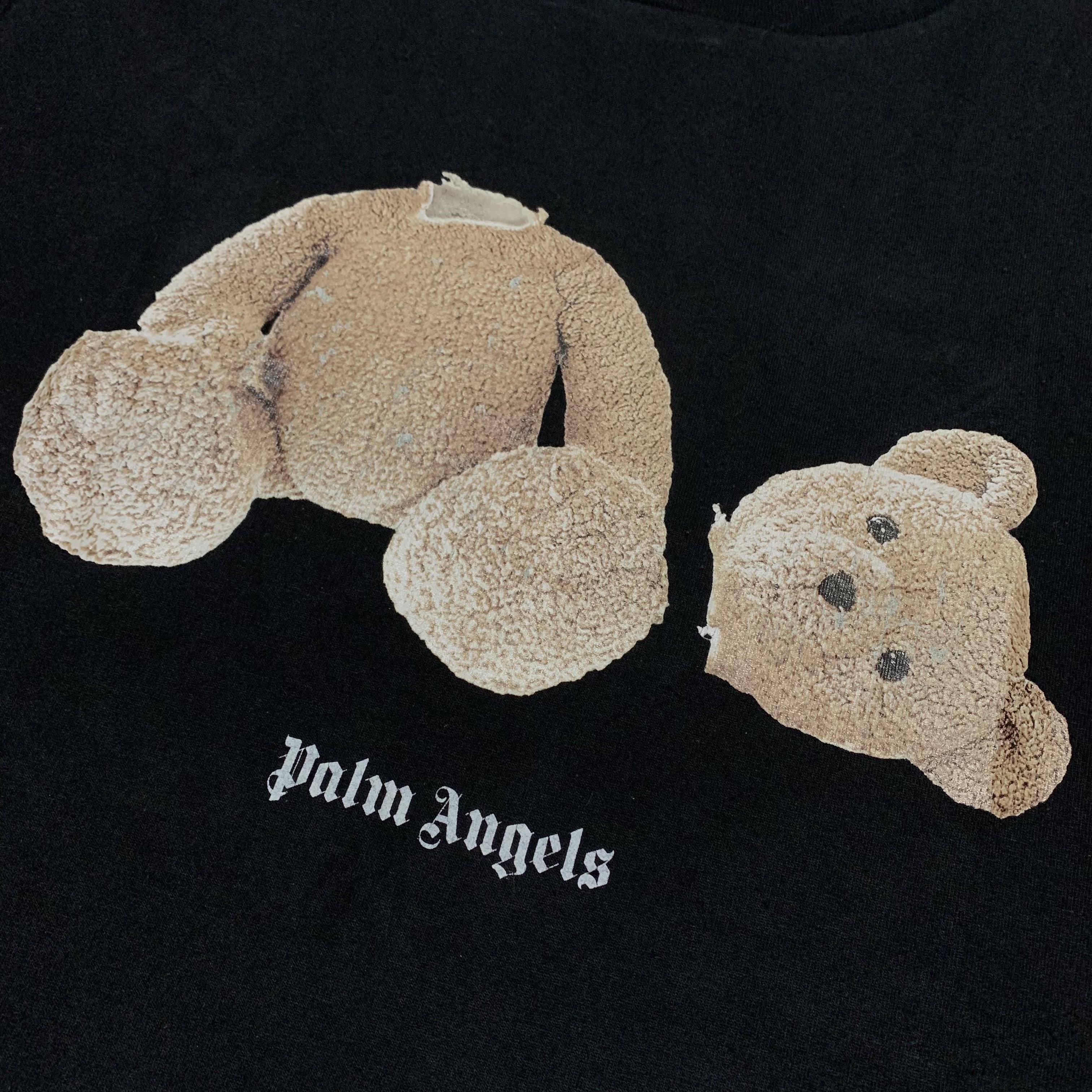 Palm Angels Small Kill The Bear Black Tee