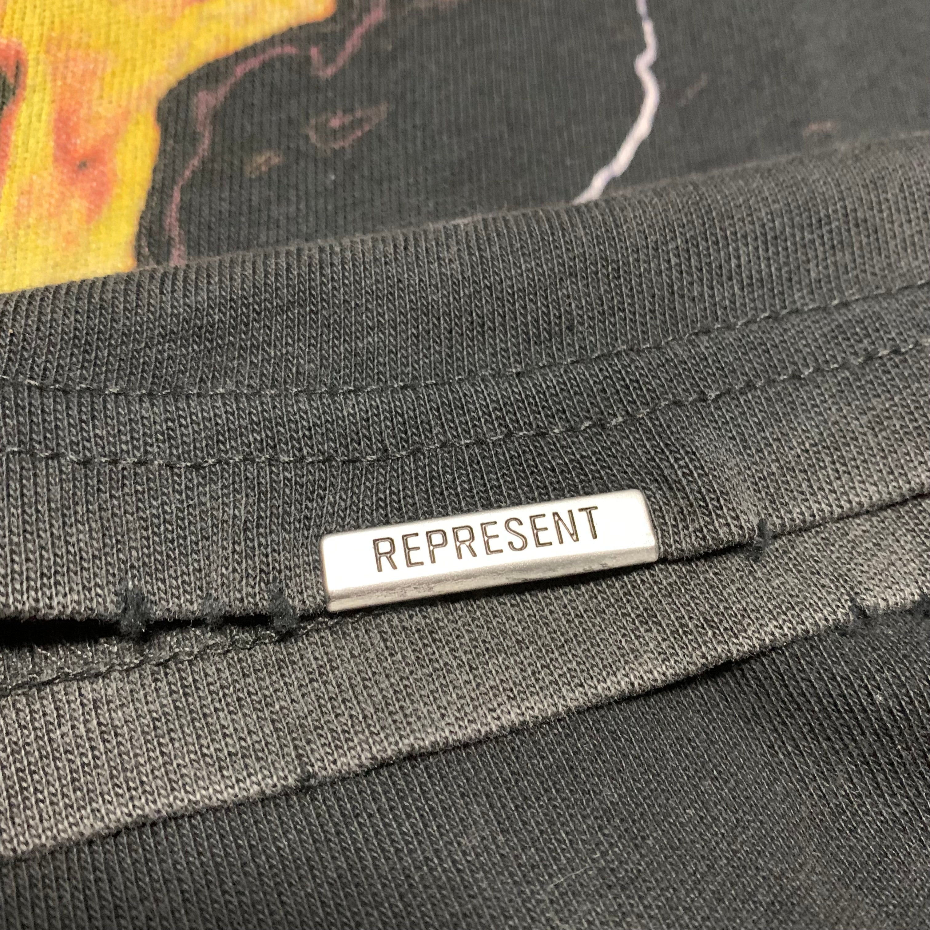 Represent XS Spirit Reaper Vintage Black Tee 'Reign In Pain'