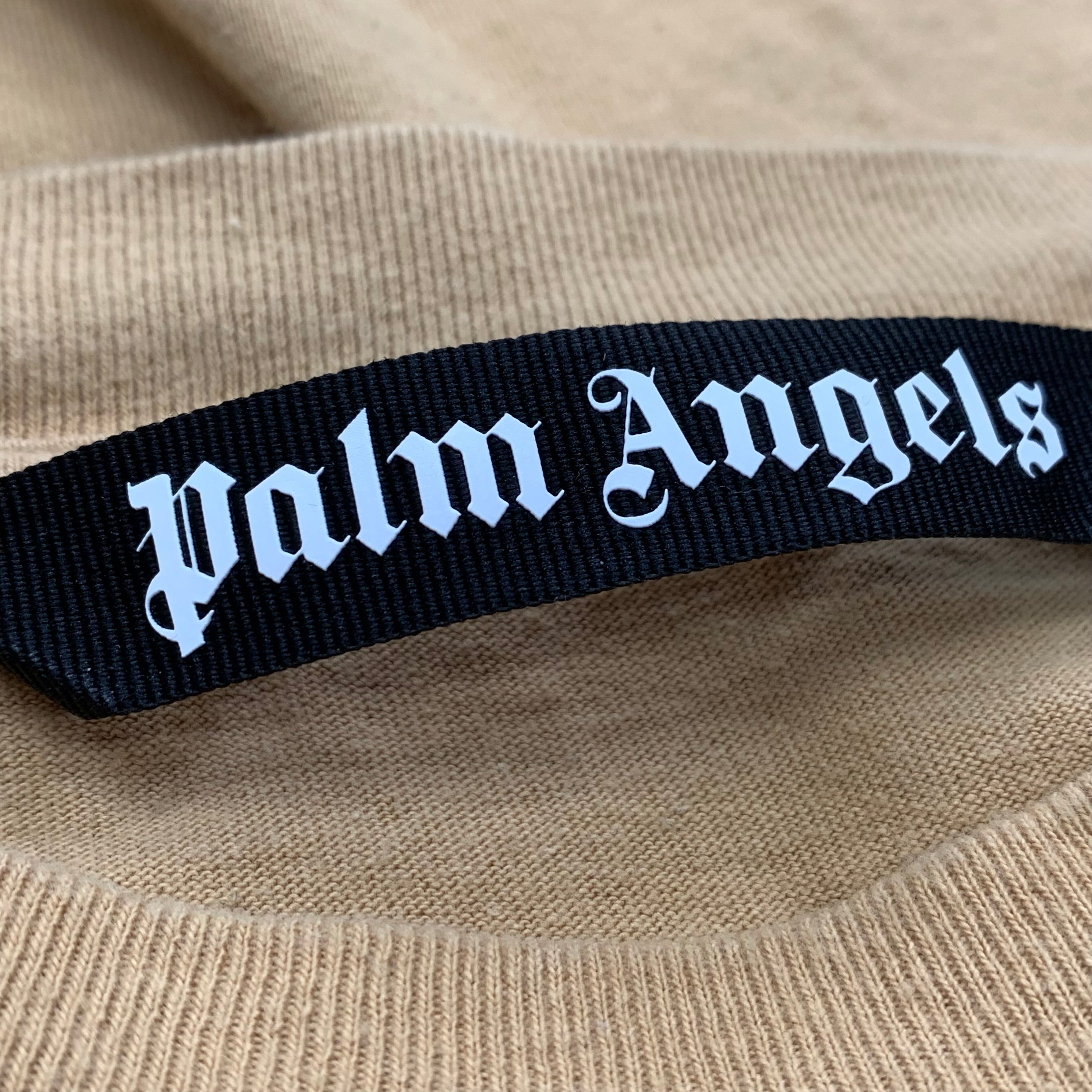 Palm Angels Large Tee Tan Classic T-Shirt