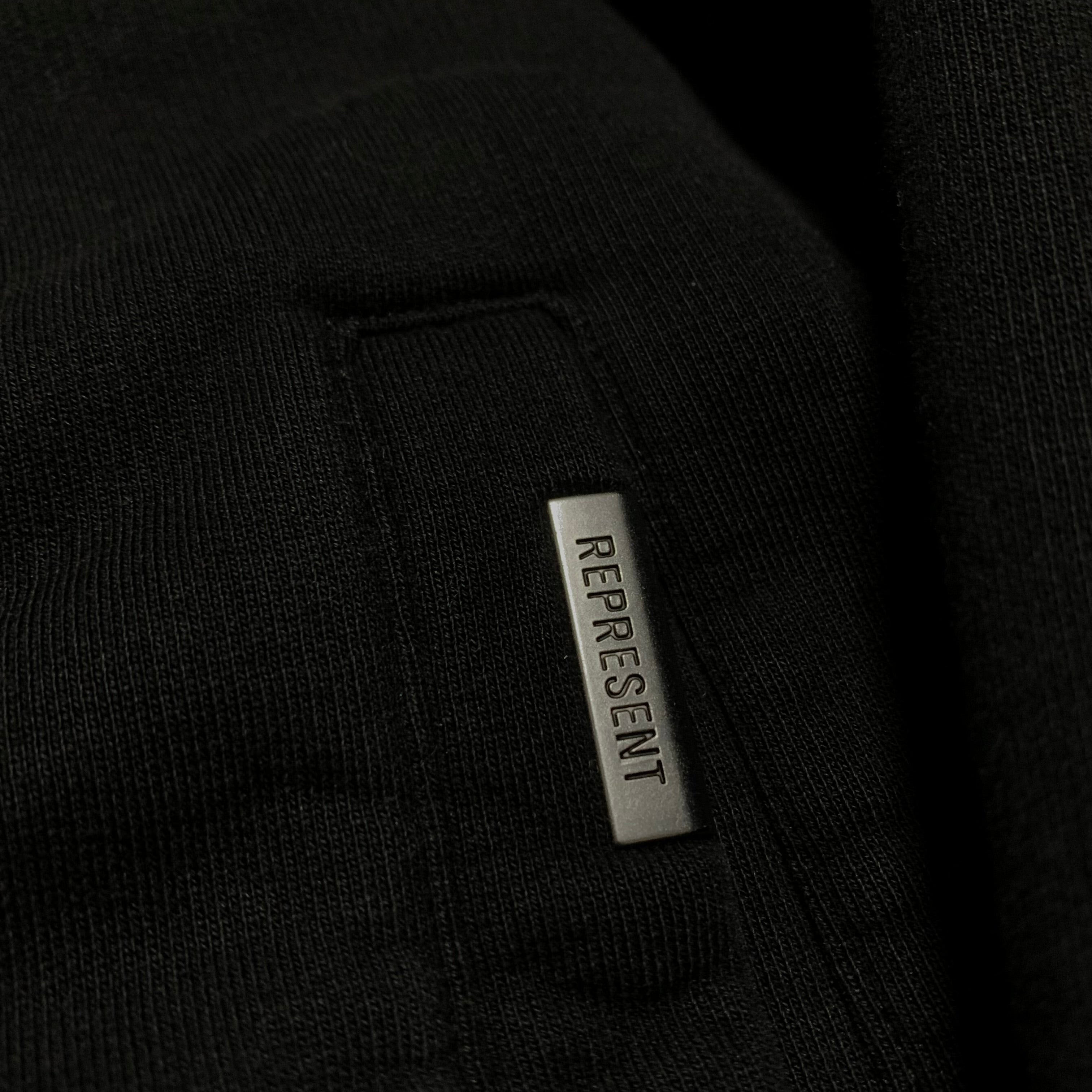 Represent Small Owners Club Full Zip Black Hoodie