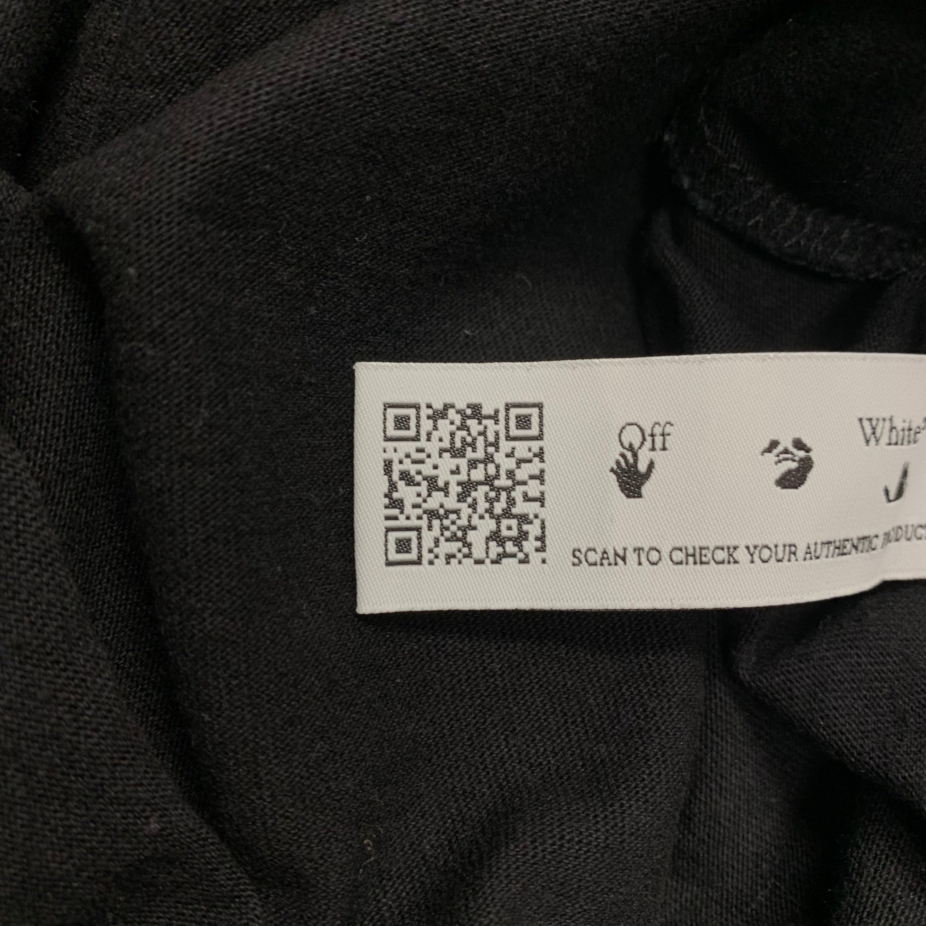 Off White Medium Tee Caravaggio Graphic Black T-Shirt