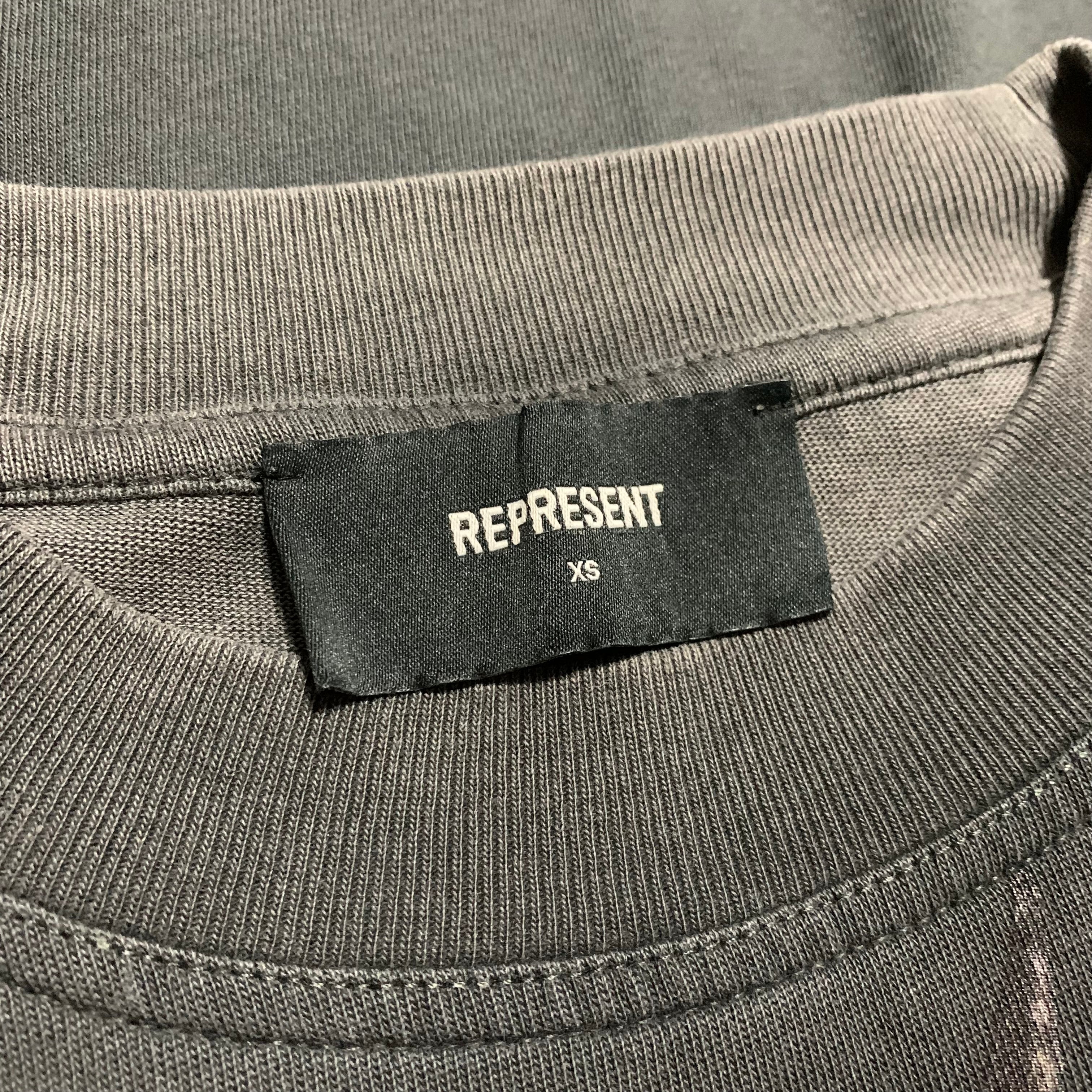 Represent XS Tee Thoroughbred Dog Vintage Black T-Shirt