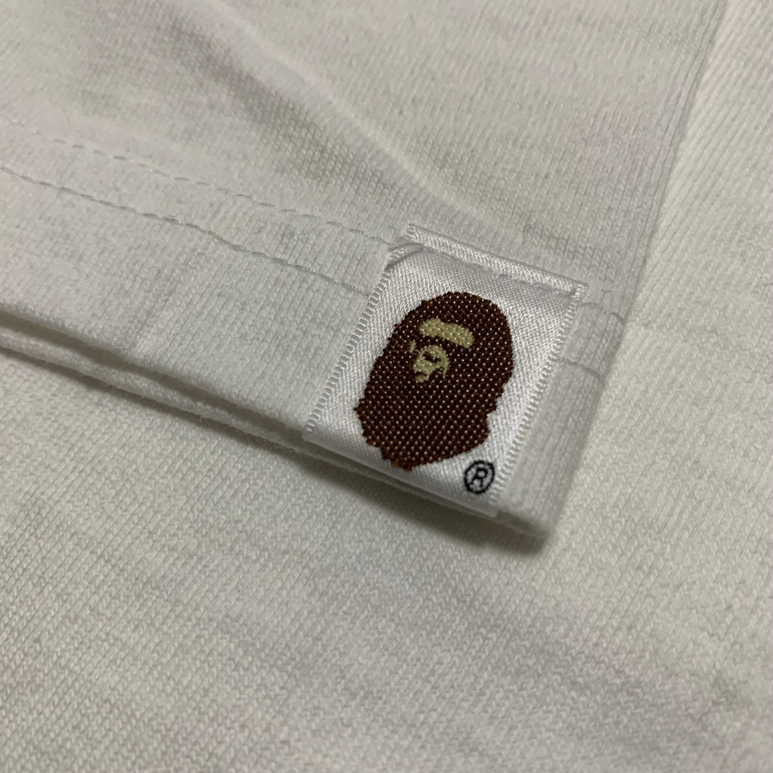 Bape Small Ape Head 27th Anniversary White Tee Relaxed Fit 2020