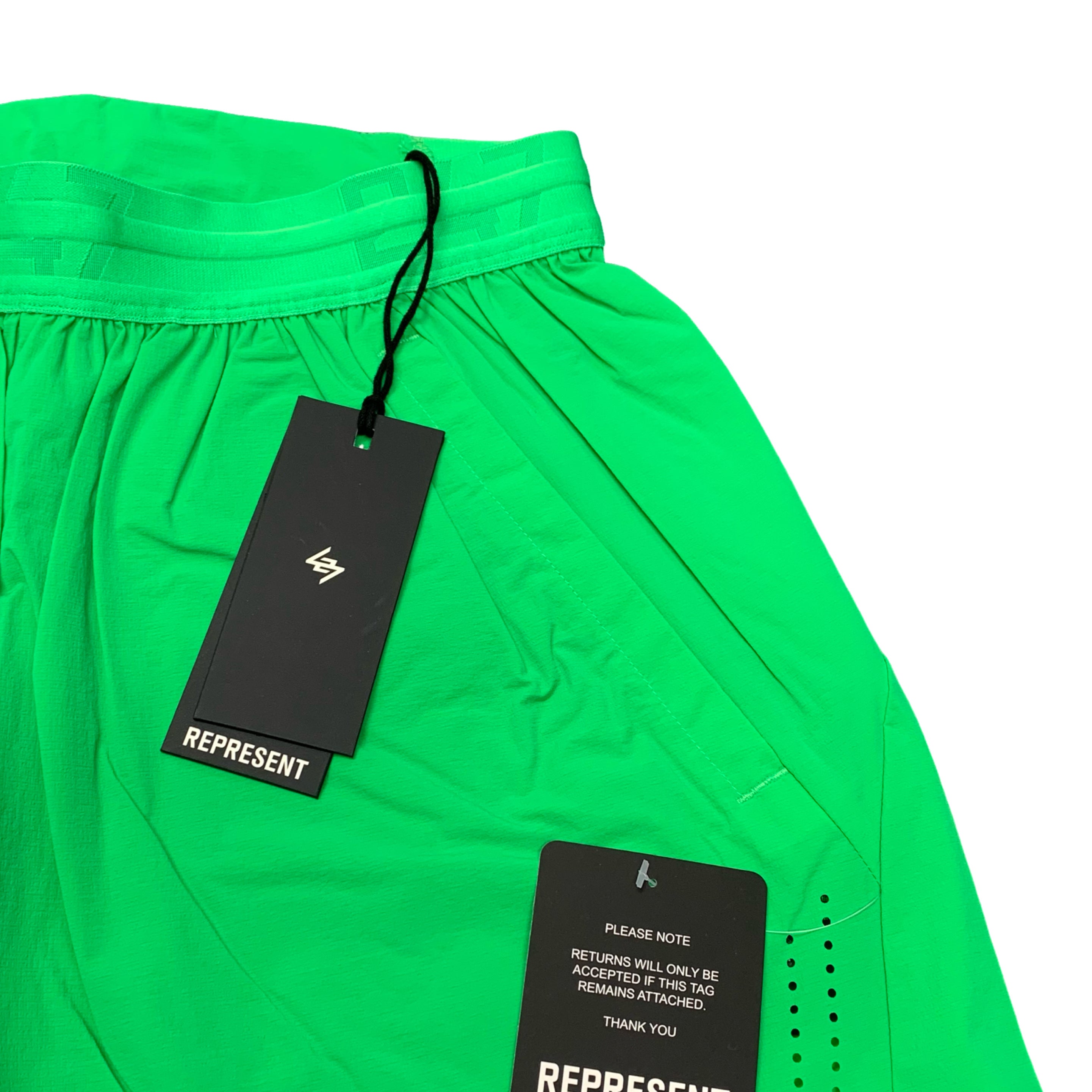 Represent Small Shorts 247 Training Speed Green Shorts
