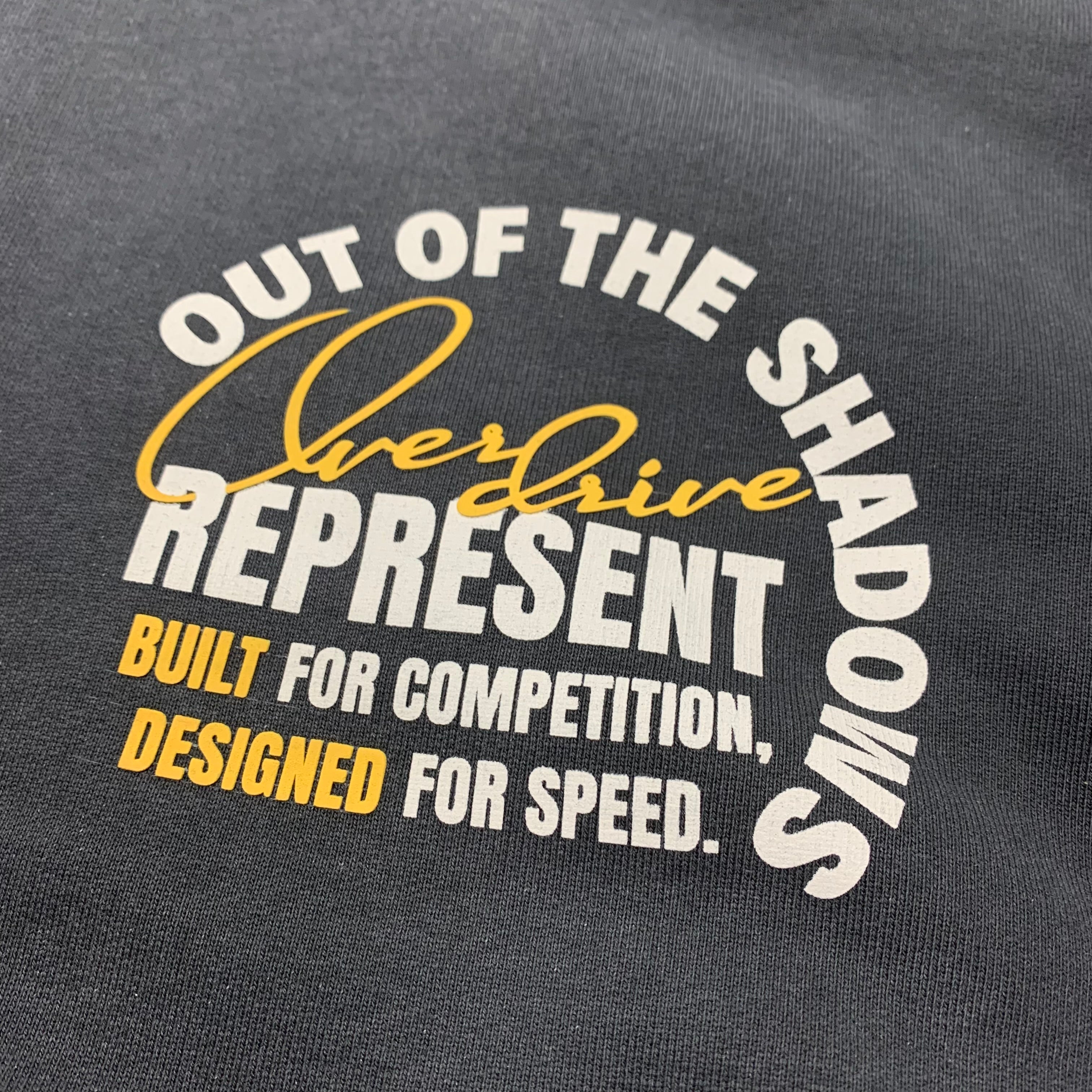 Represent XS Hoodie Out Of The Shadows Stained Black Hoodie