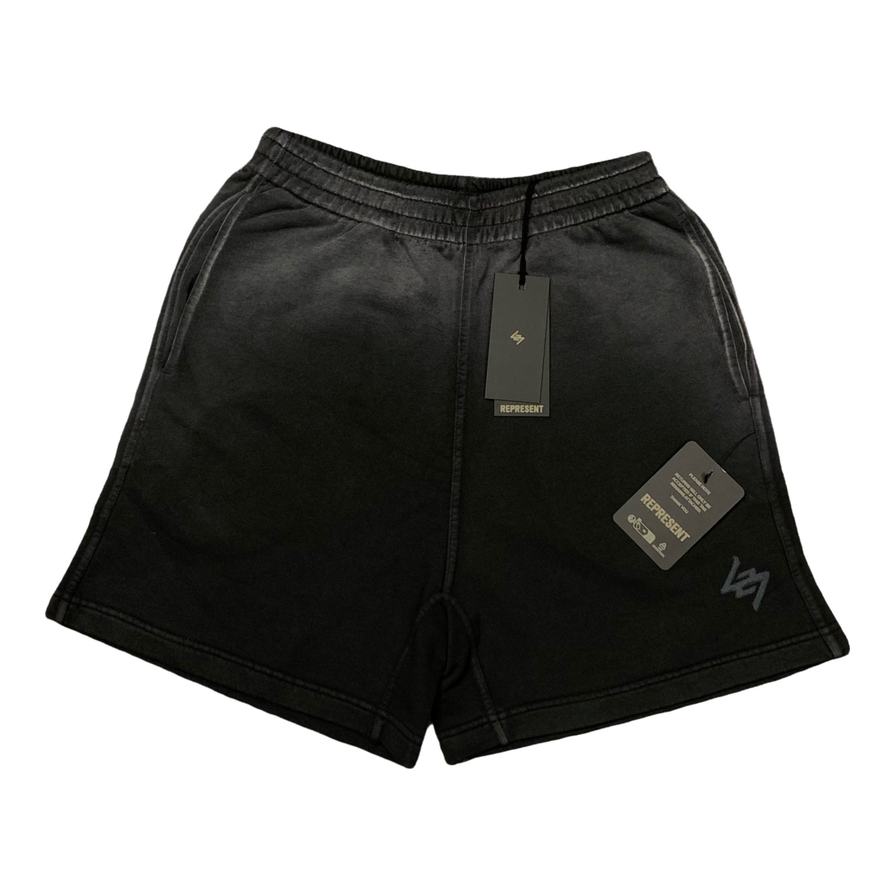 Represent Small Shorts 247 Motion Aged Black Bottoms