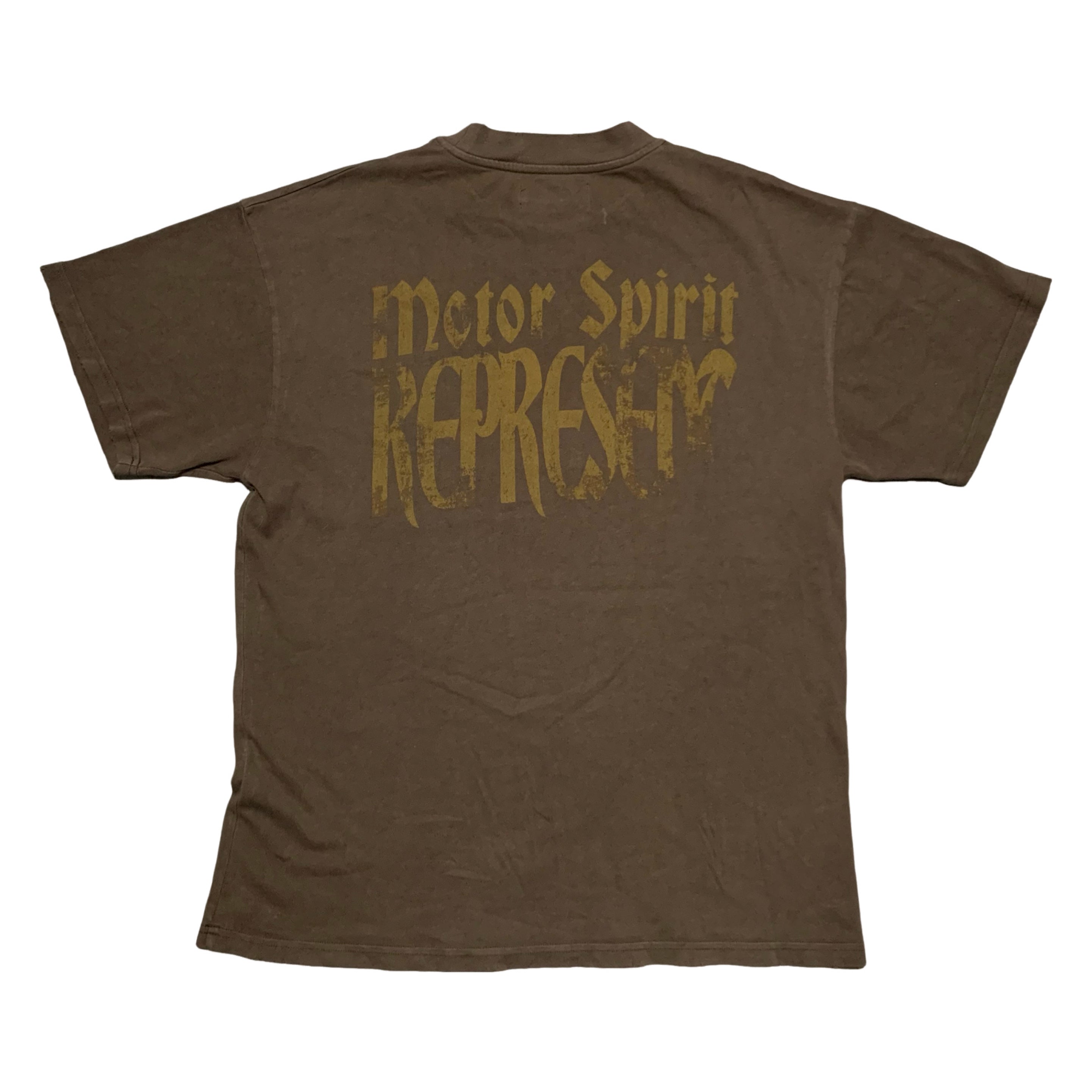 Represent Small Motor Spirit Vintage Brown Oversized Tee
