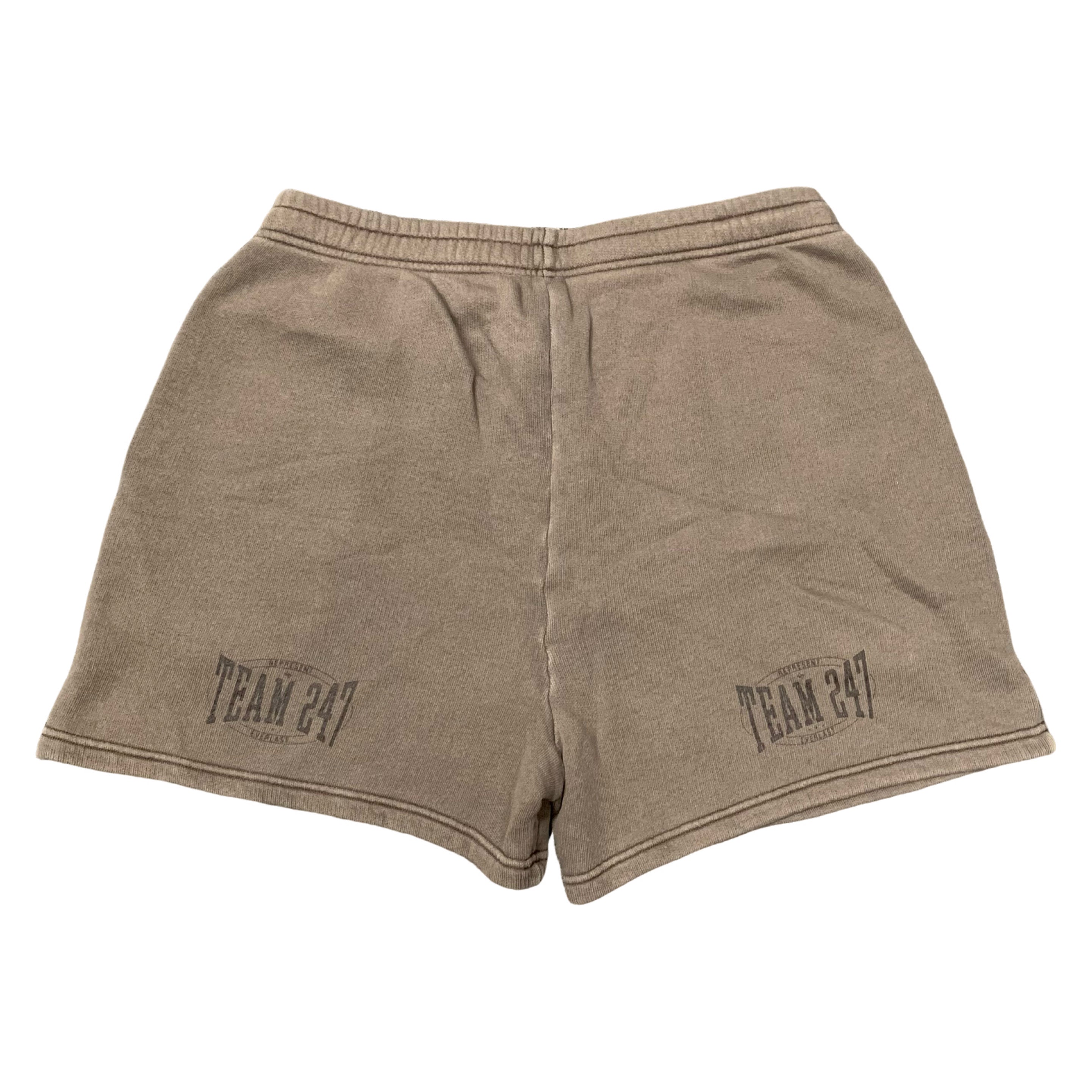 Represent XL Shorts 247 Everlasting Training Camp Washed Brown Jersey Shorts
