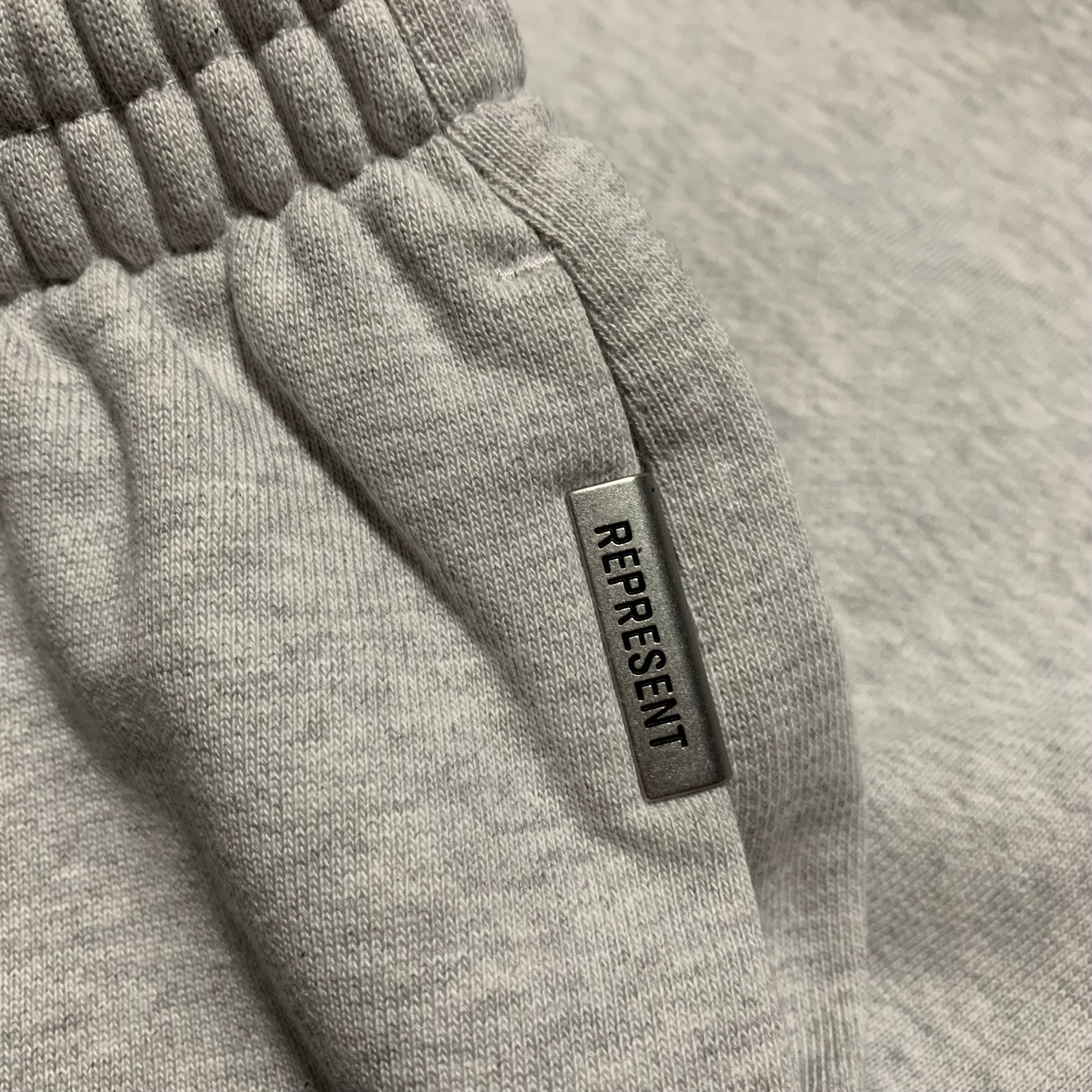 Represent Small Shorts Initial Sweatshirts Ice Grey Marl