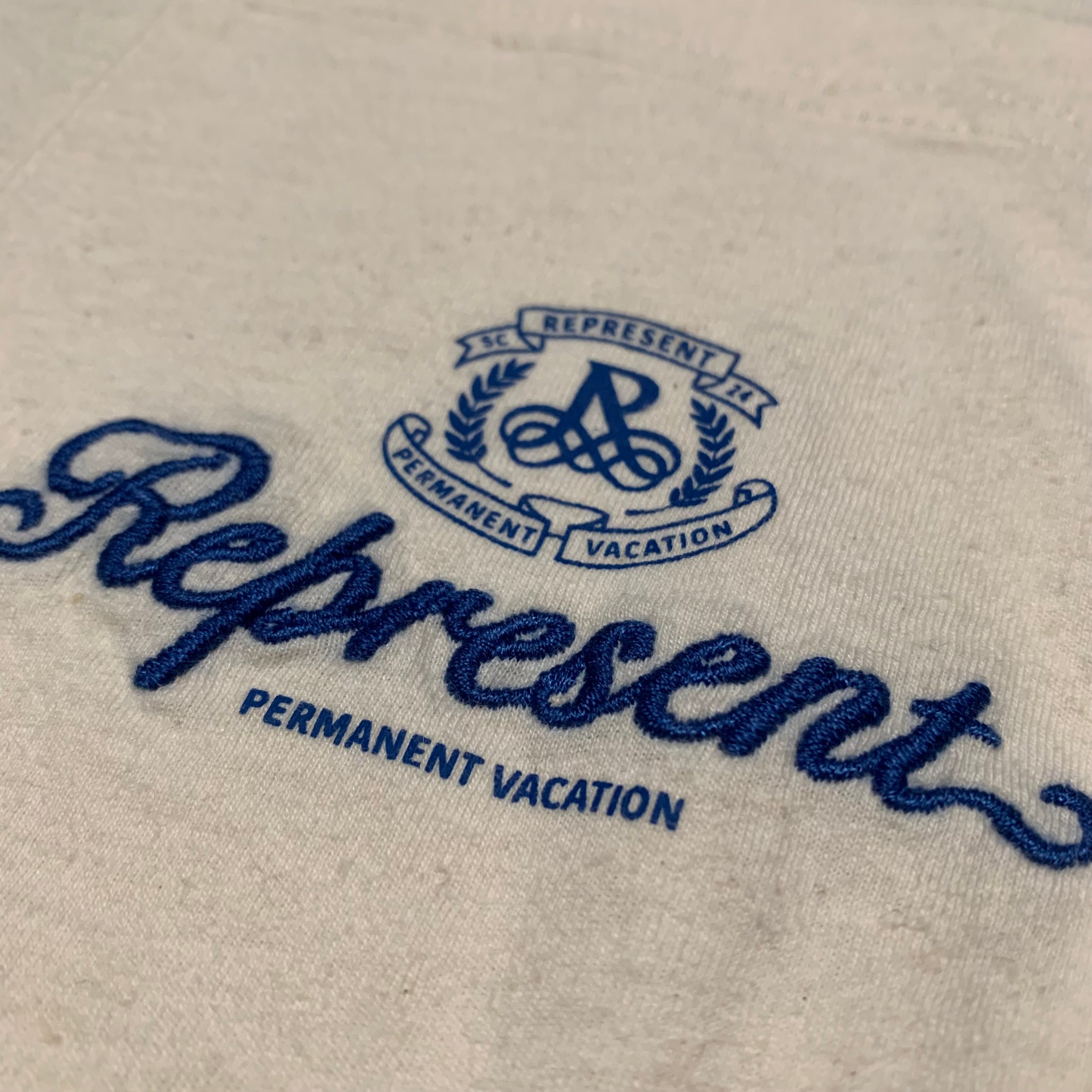 Represent XS Permanent Vaction Pocket Tee Antique White Tee