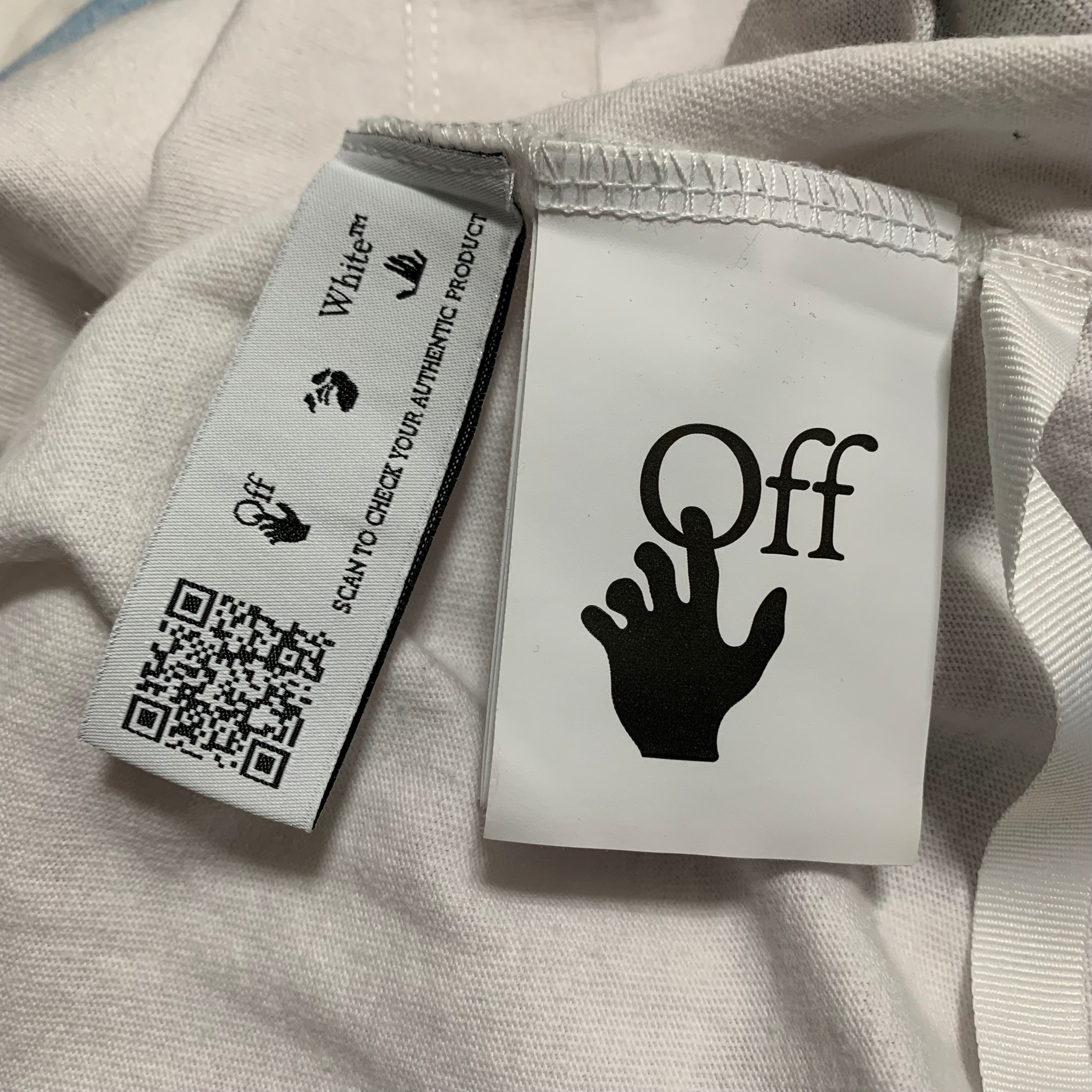 Off White Medium Mona Lisa White Tee Virgil Abloh