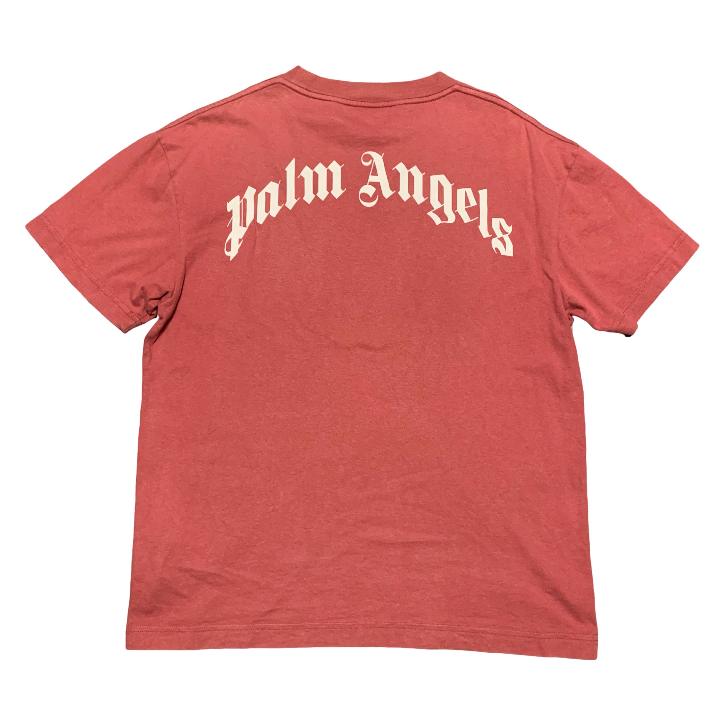 Palm Angels Medium Classic Bear Burgundy Pink Tee