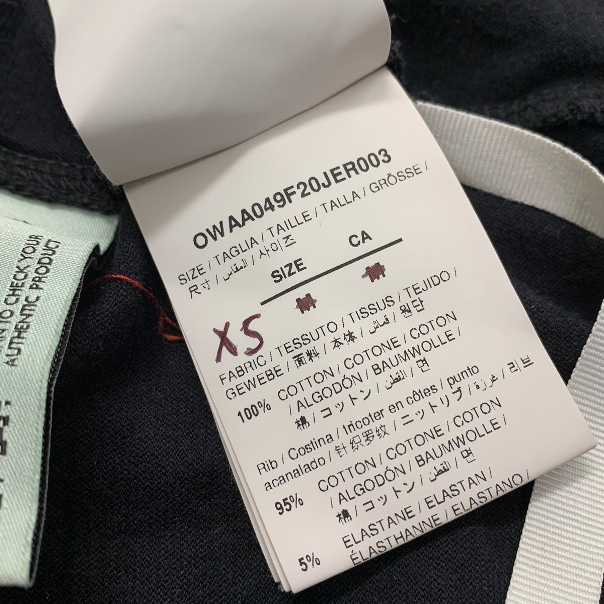 Off White XS Tee Acid Graffiti Black T-Shirt Unisex Virgil Abloh