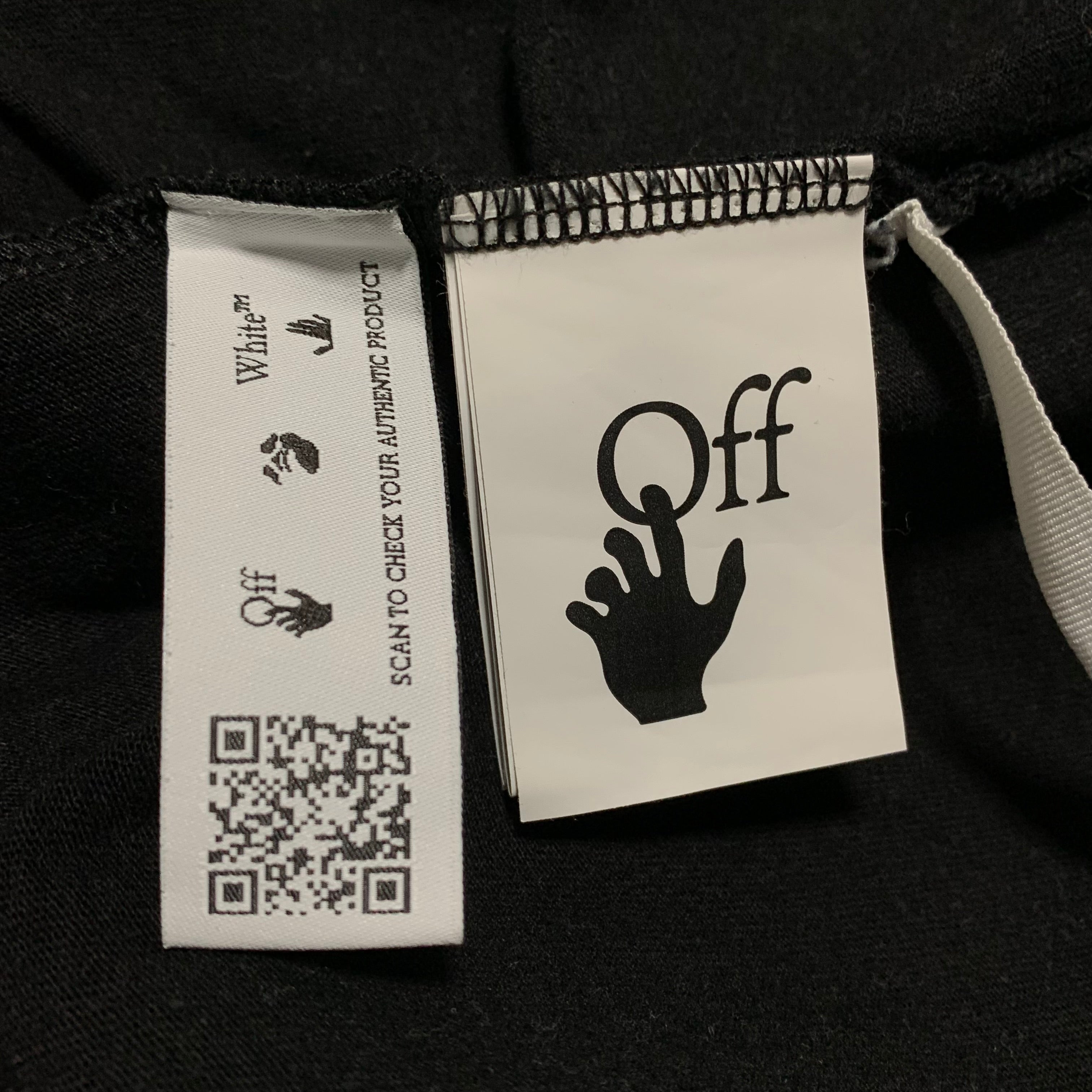 Off White Small Caravaggio Graphic Black Tee Virgil Abloh
