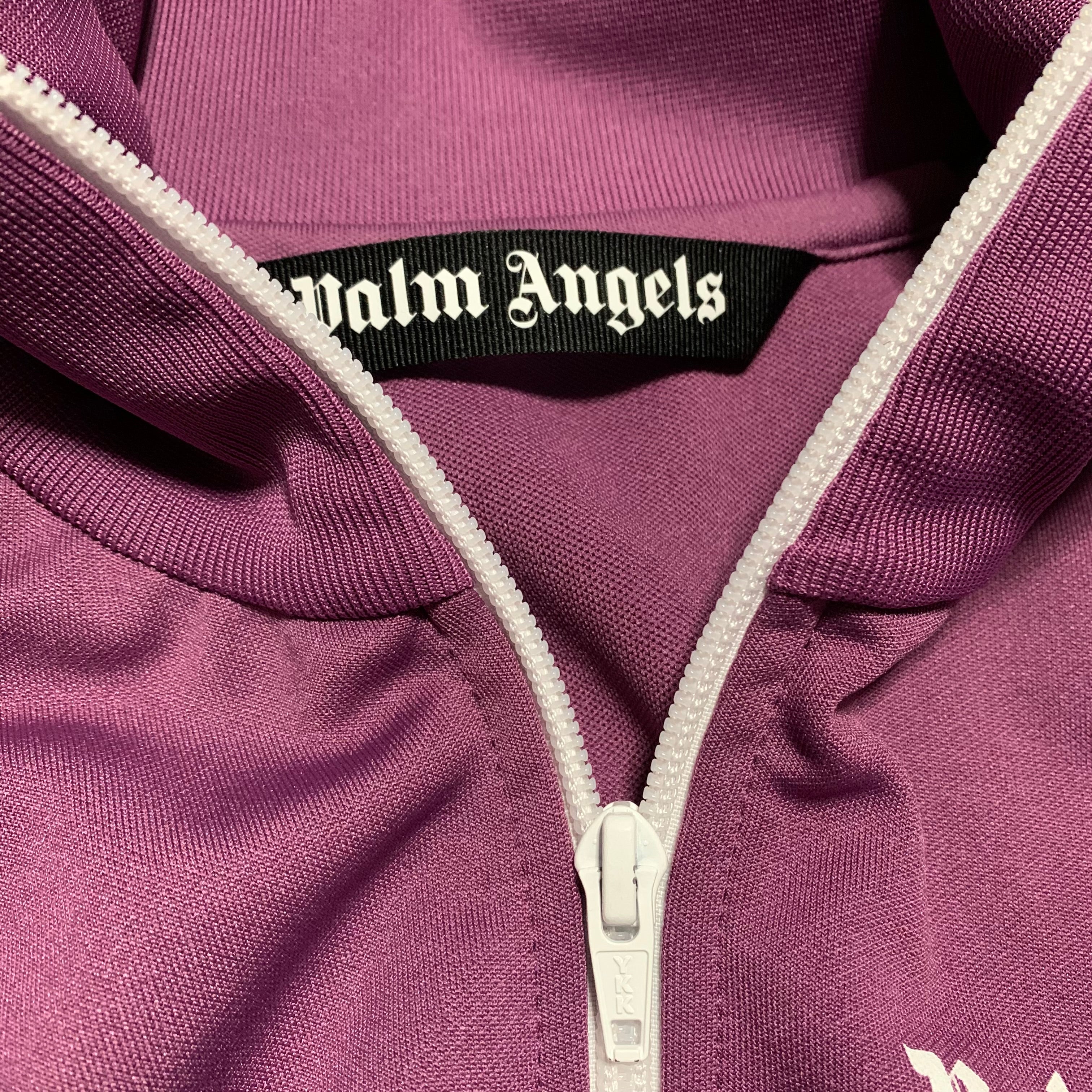 Palm Angels Medium Classic Purple Track Jacket Top