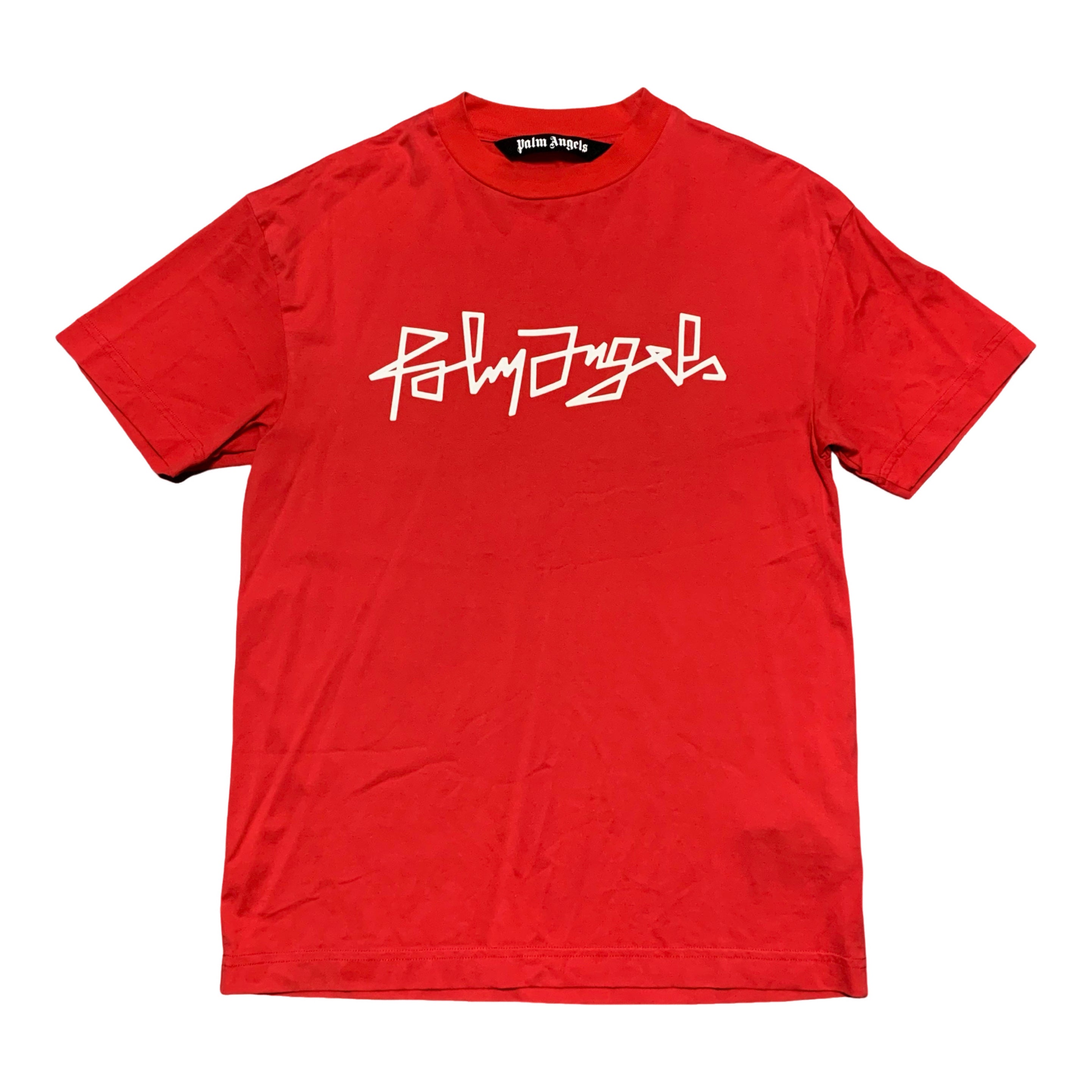 Palm Angels Small Desert Logo Red Tee