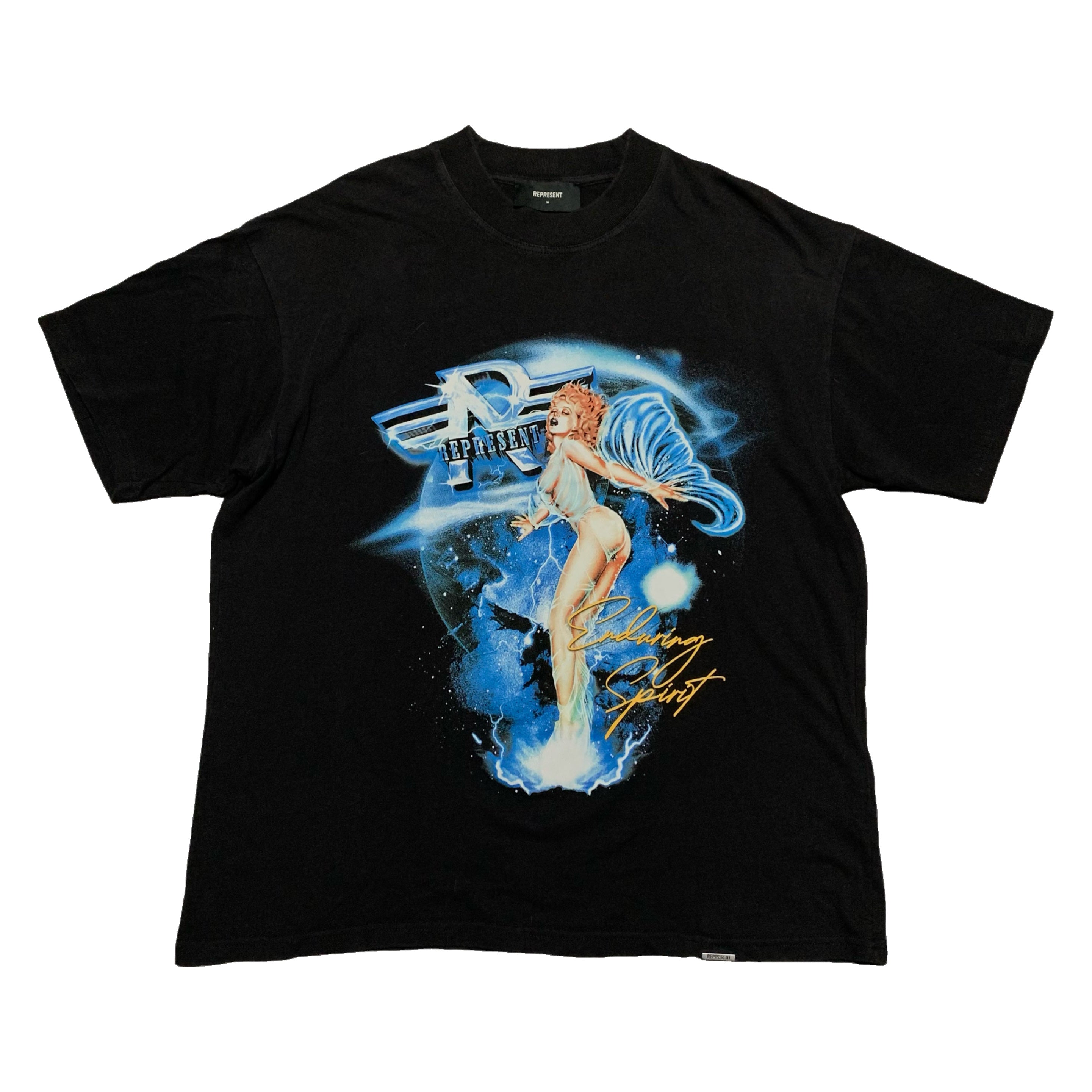 Represent Medium Enduring Spirit Off Black Tee