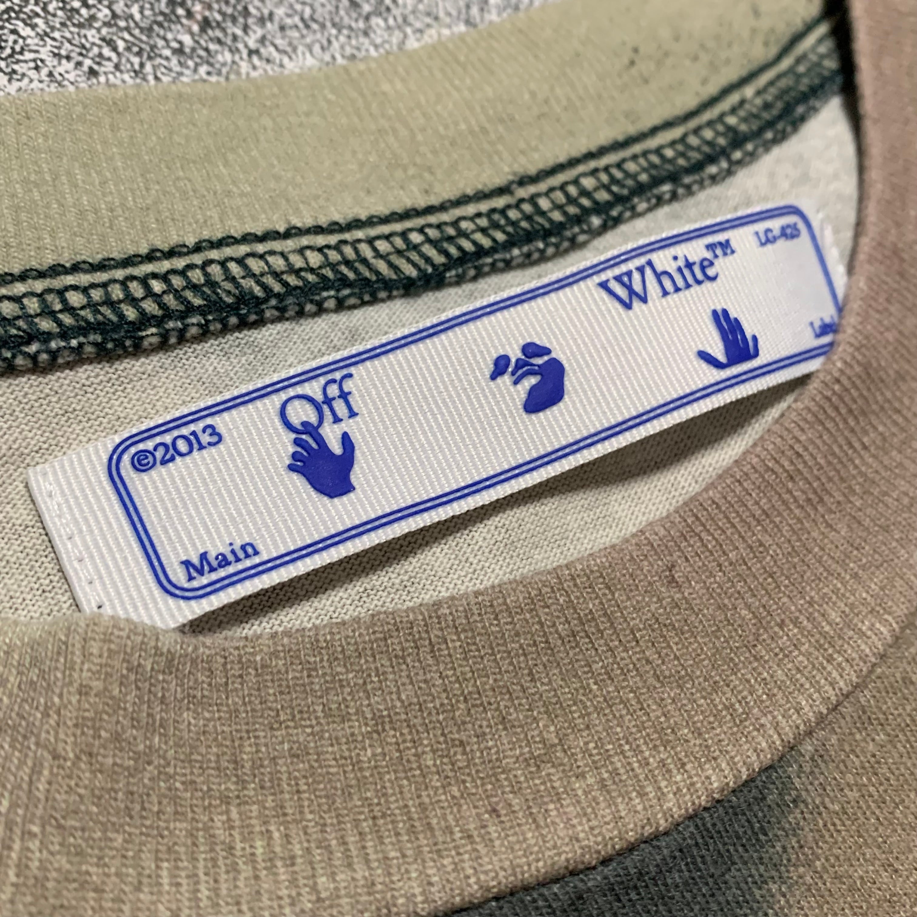 Off White XXS Stencil Arrows Camo Tee Virgil Abloh